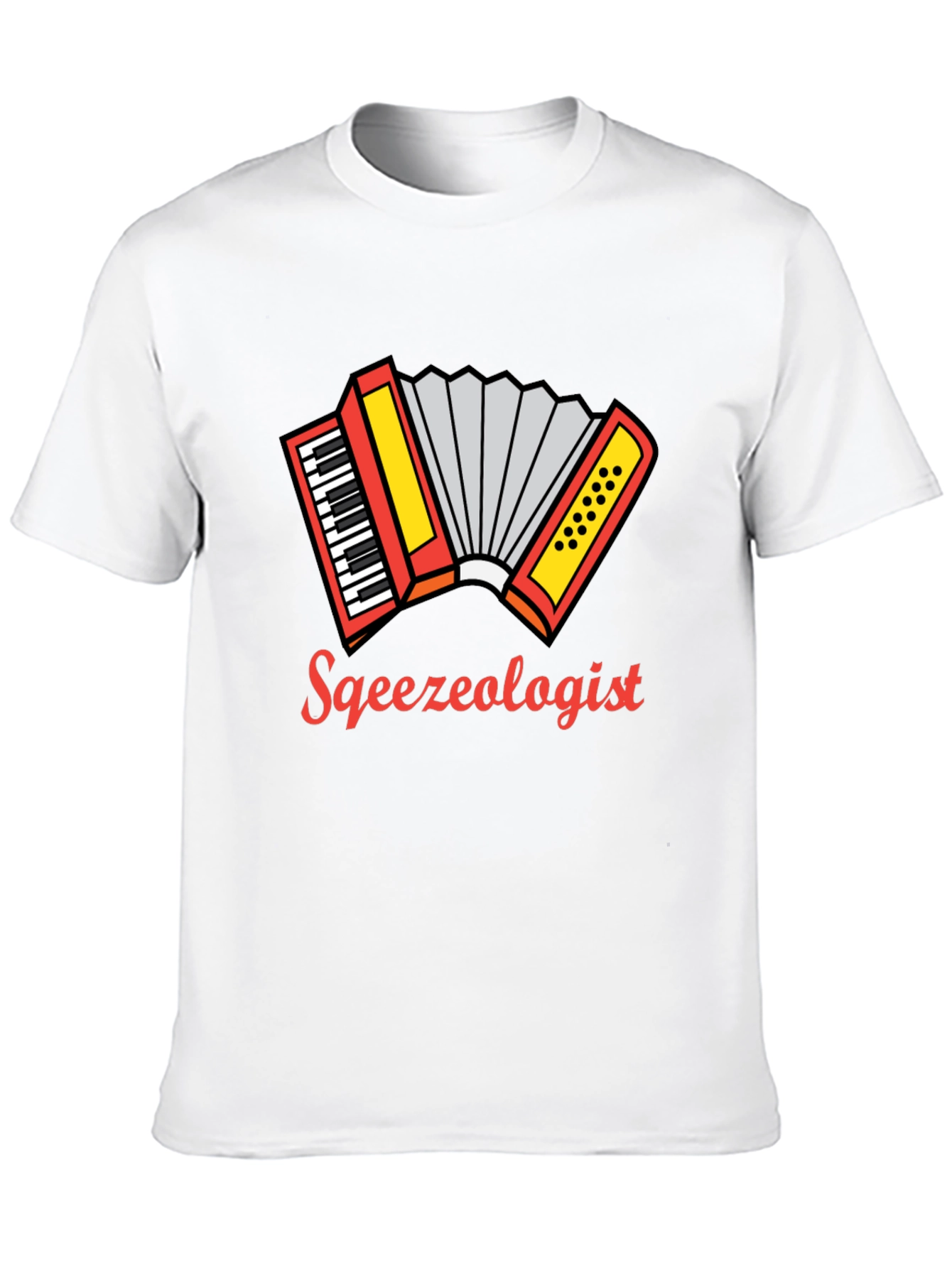 Squeezeologist Accordion Graphic Tee
