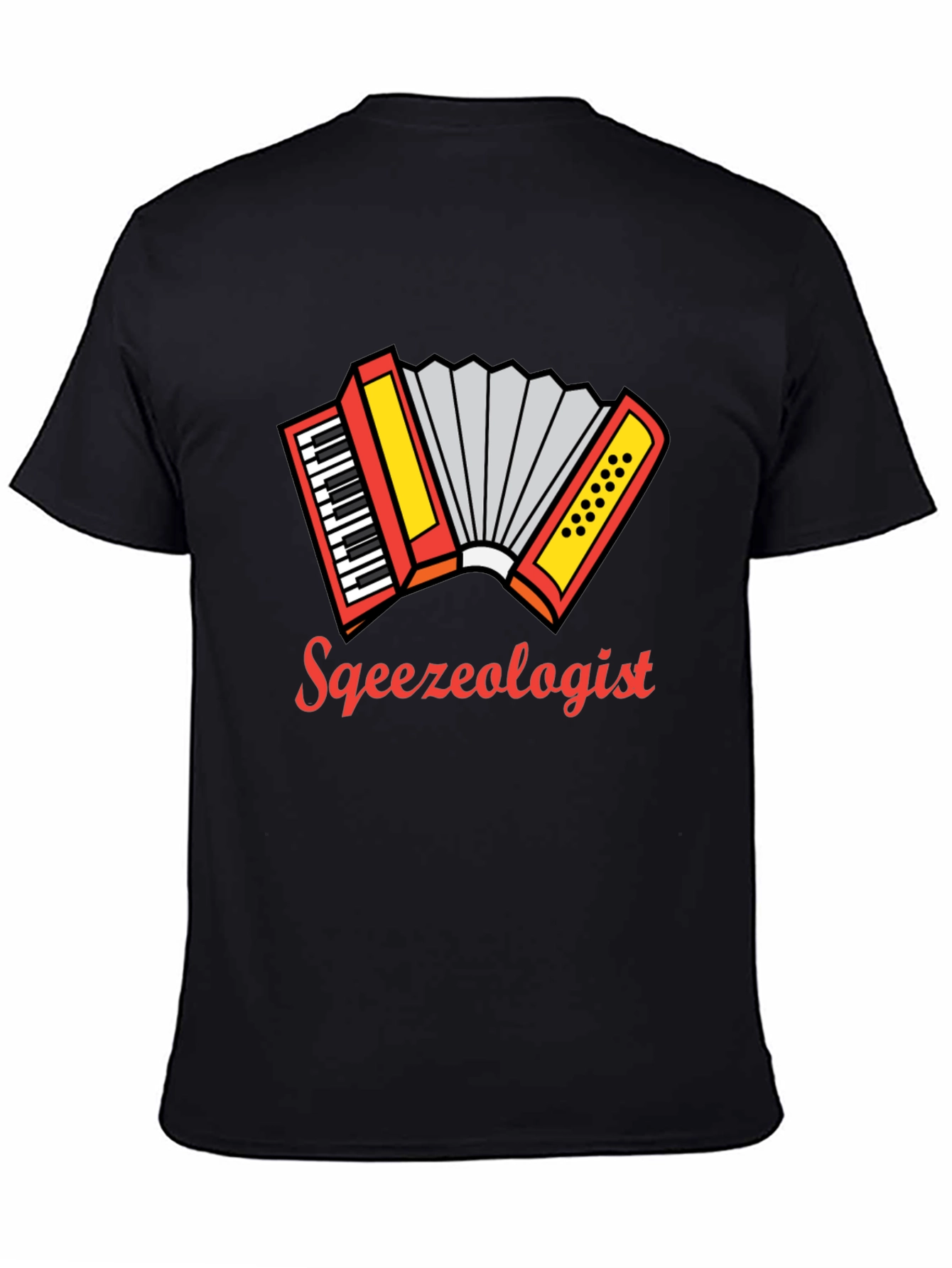 Squeezeologist Accordion Graphic Tee