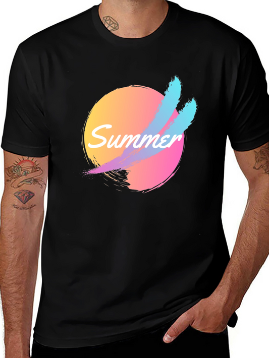 Retro Summer Vibes T-Shirt - Black