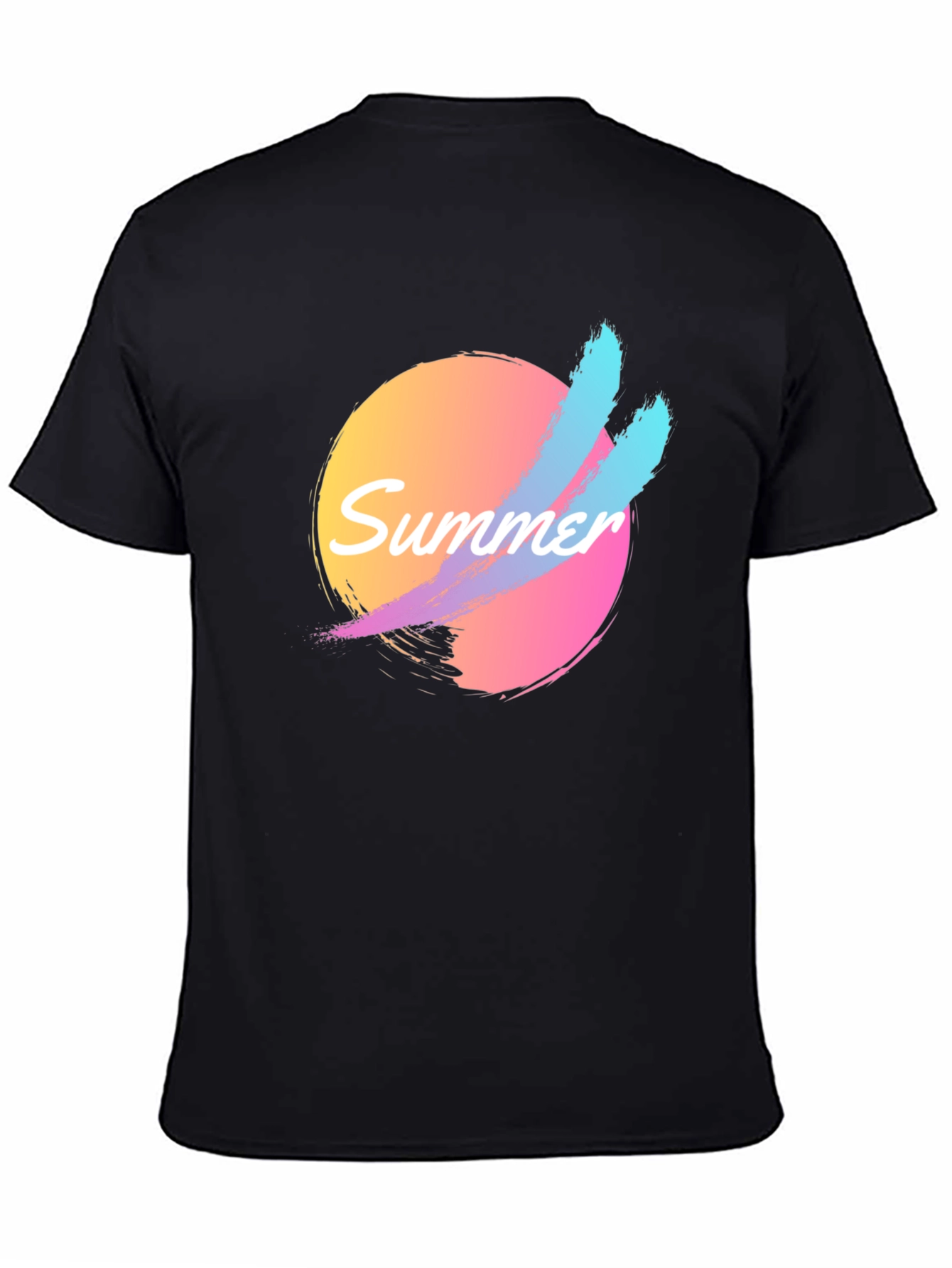 Retro Summer Vibes T-Shirt - Black