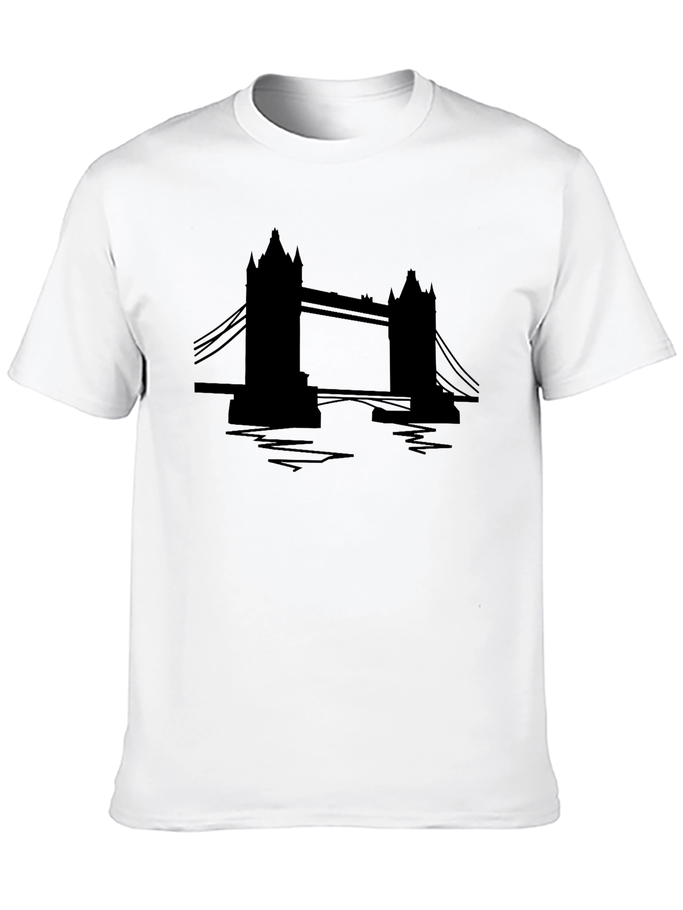 London Bridge Graphic Tee - Black Cotton