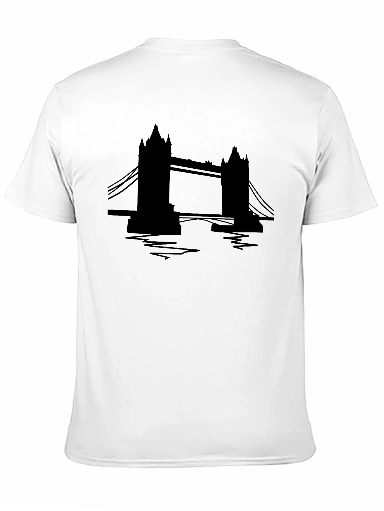 London Bridge Graphic Tee - Black Cotton