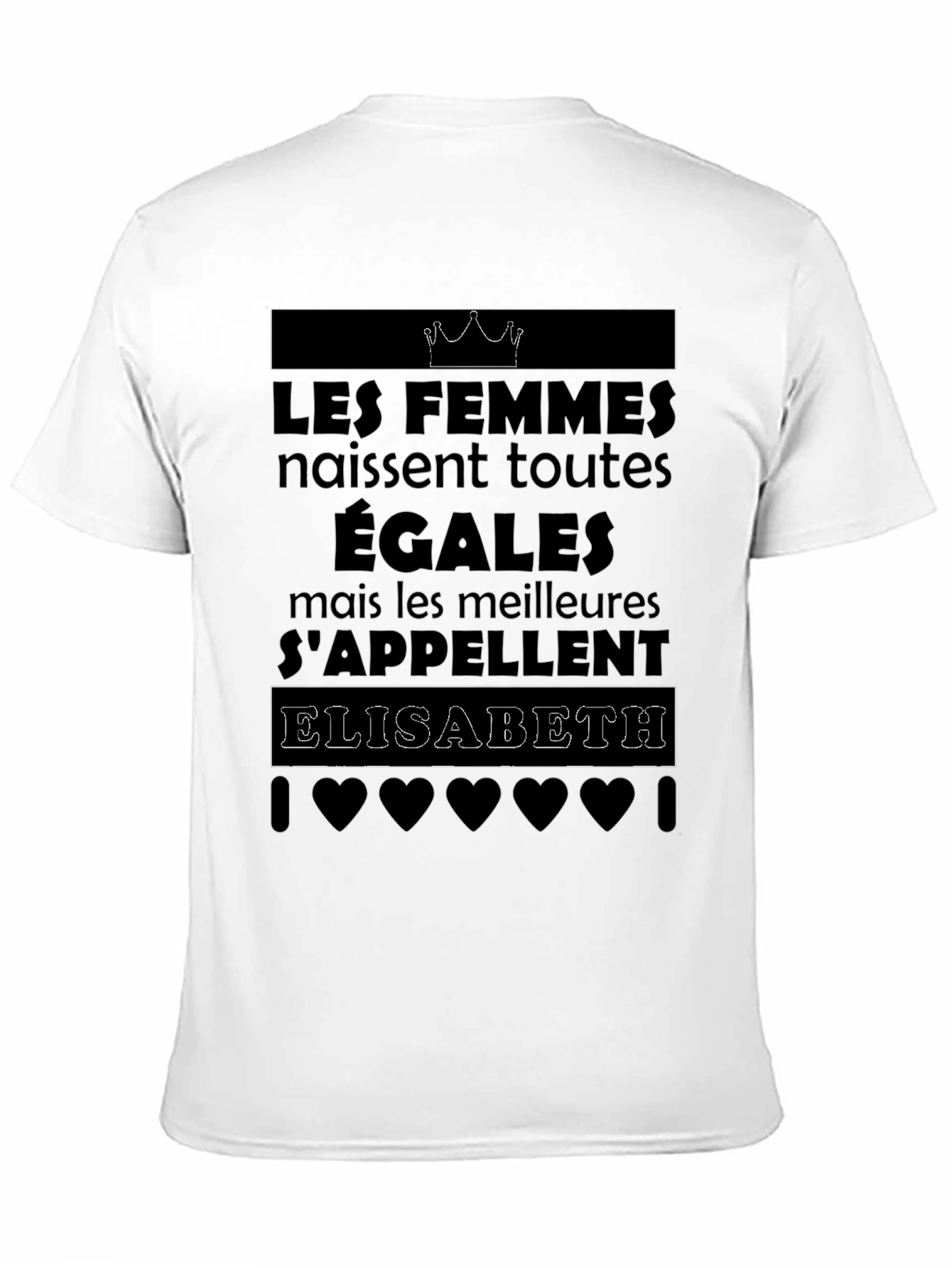 Elisabeth T-Shirt - Women are Born Equal
