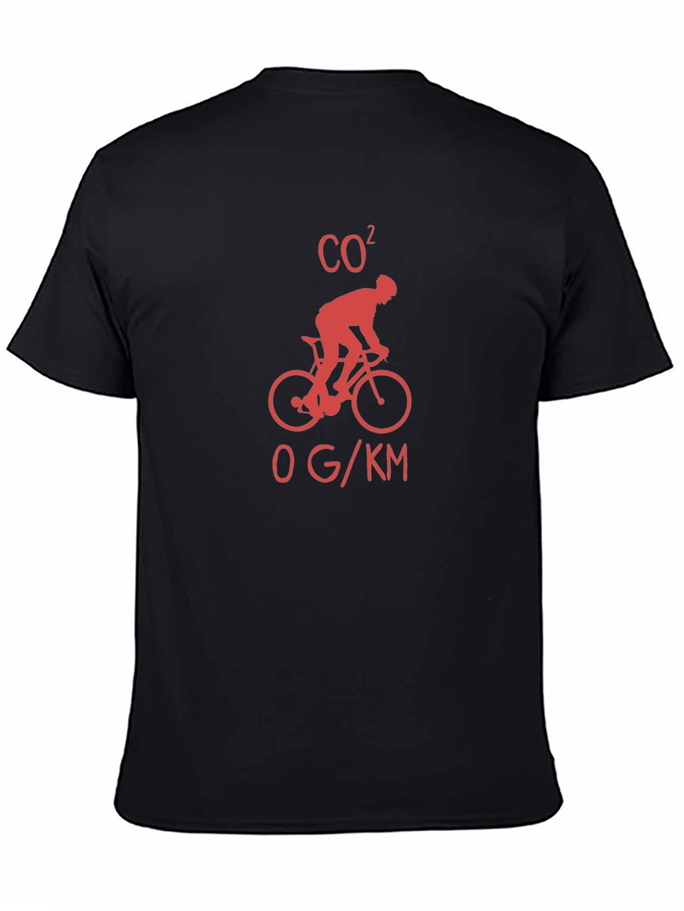 Eco-Friendly Cyclist T-Shirt - Zero Emissions