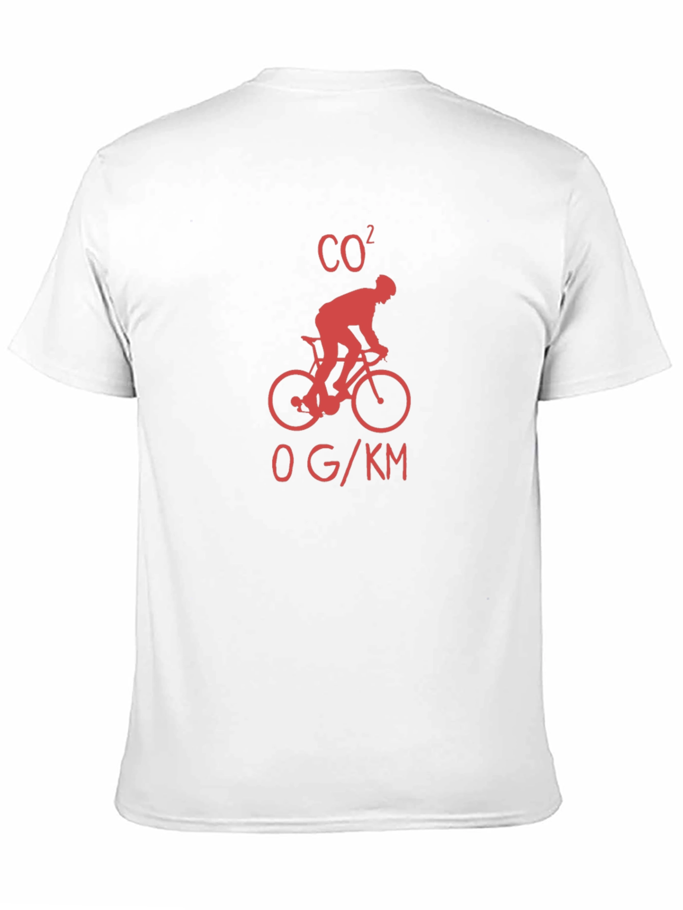 Eco-Friendly Cyclist T-Shirt - Zero Emissions