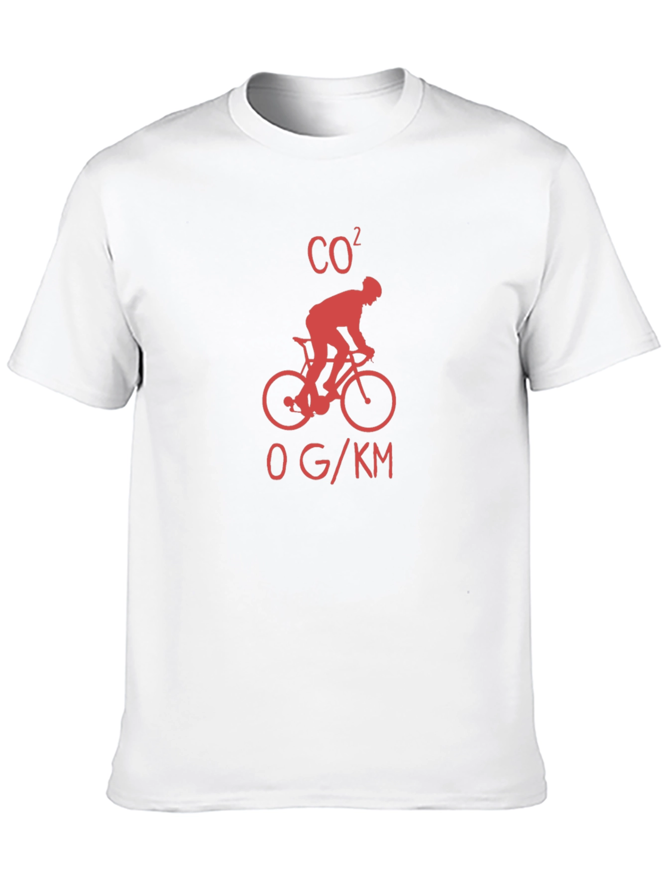 Eco-Friendly Cyclist T-Shirt - Zero Emissions