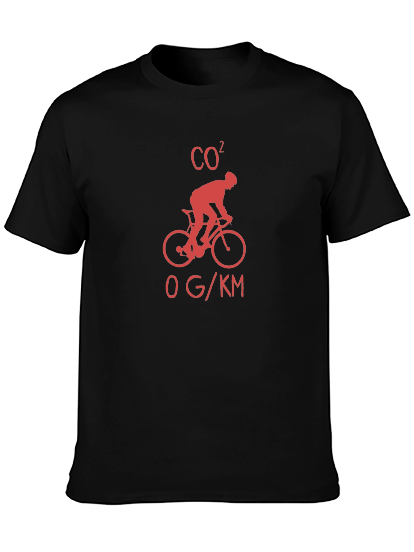 Eco-Friendly Cyclist T-Shirt - Zero Emissions