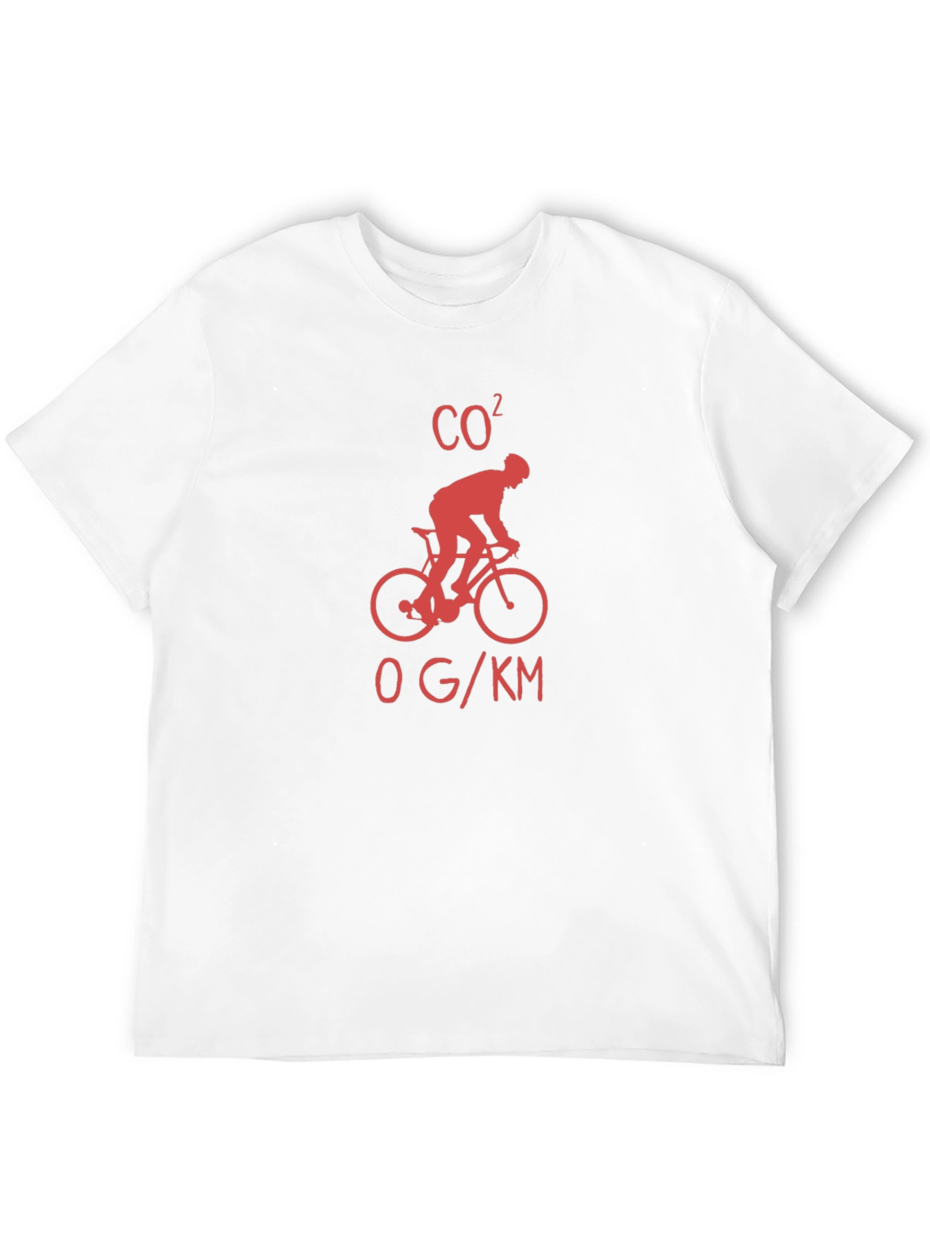 Eco-Friendly Cyclist T-Shirt - Zero Emissions