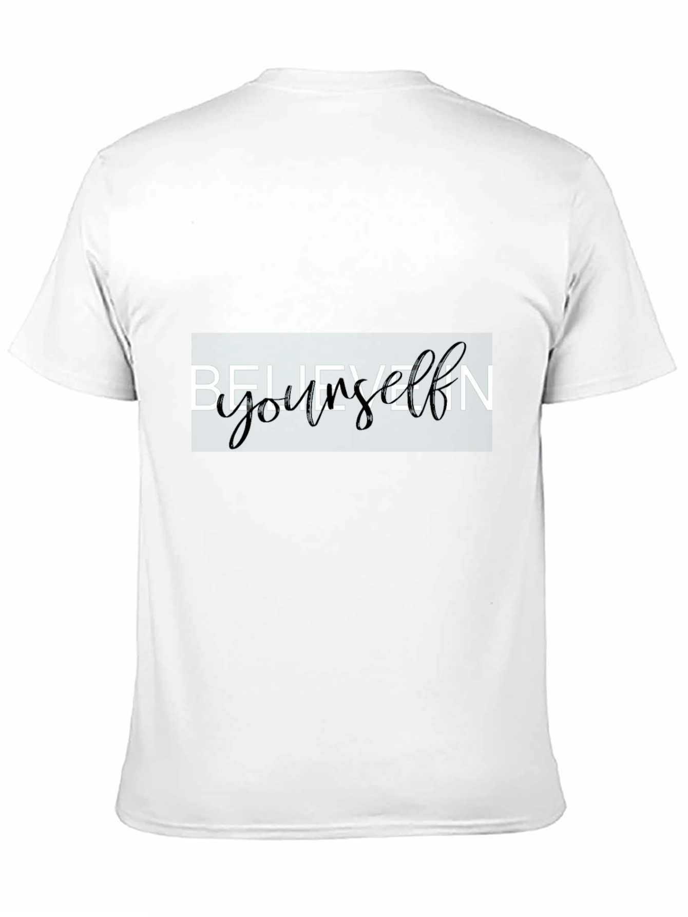 Believe In Yourself Black Graphic Tee
