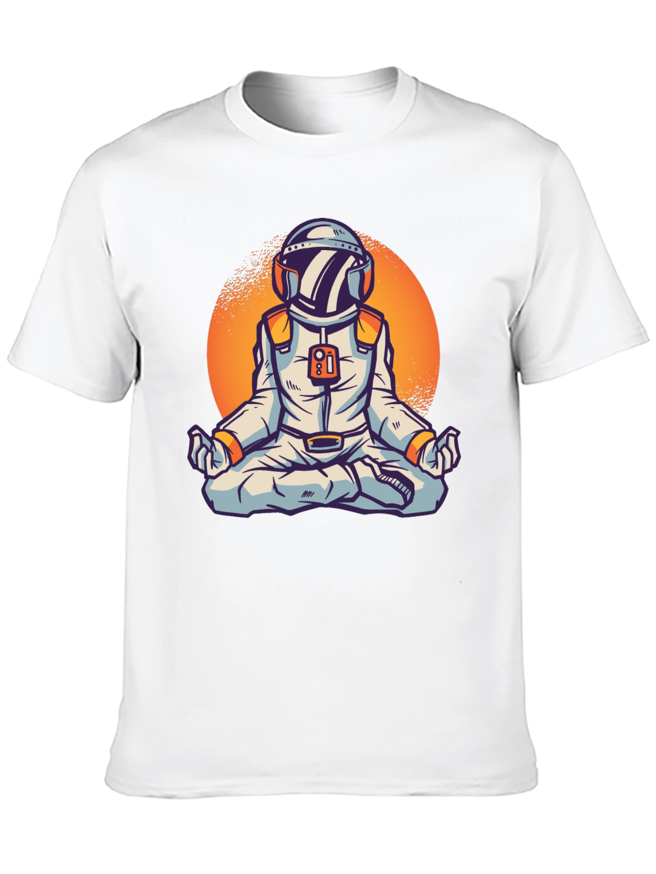 Meditating Astronaut Graphic Tee
