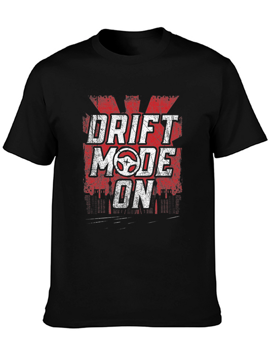 Drift Mode On Graphic T-Shirt - Black