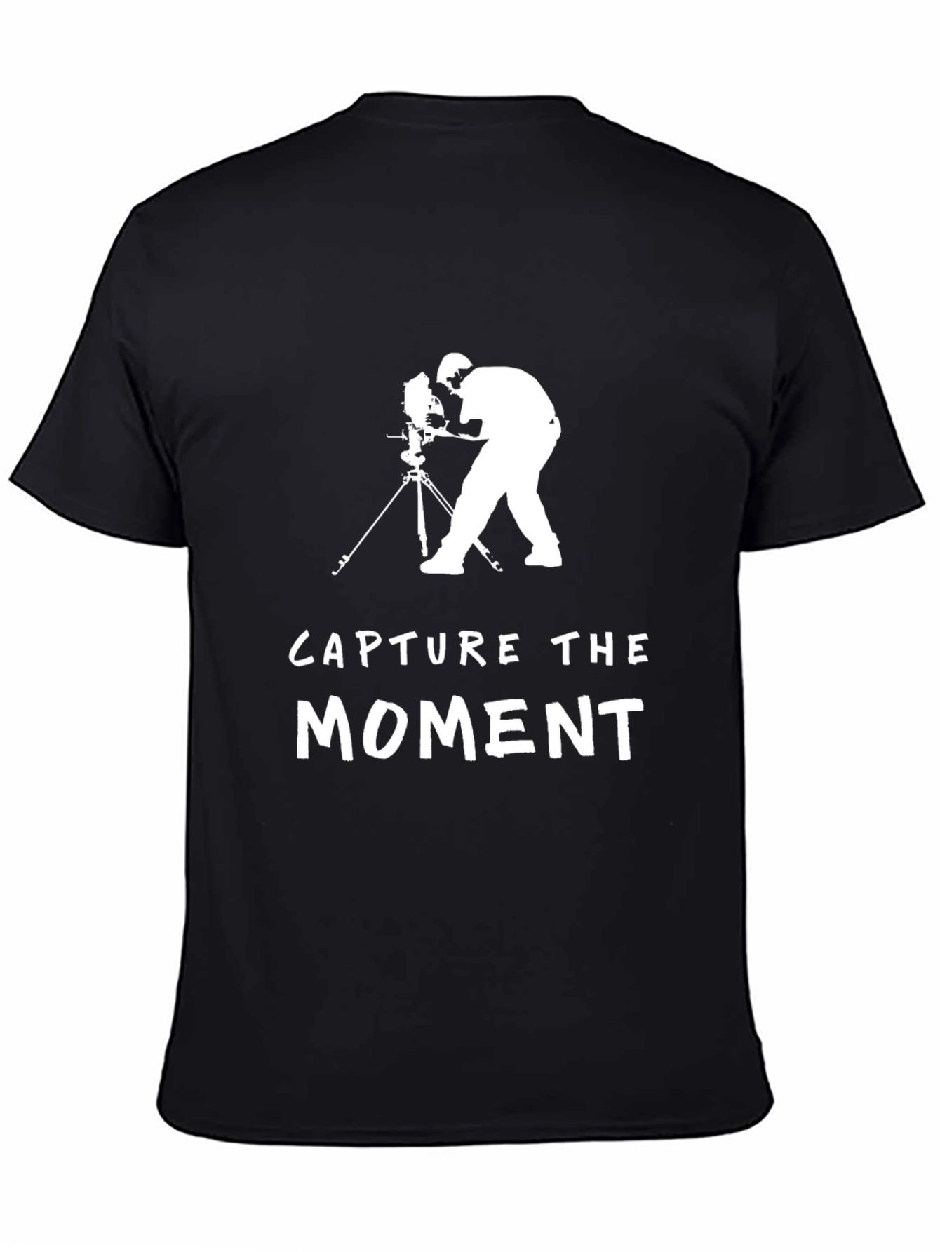 Capture the Moment Black Graphic T-Shirt