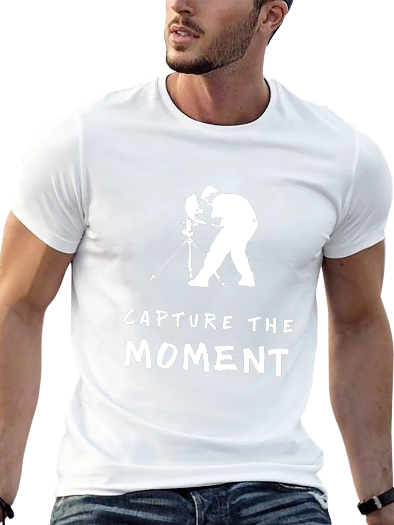 Capture the Moment Black Graphic T-Shirt