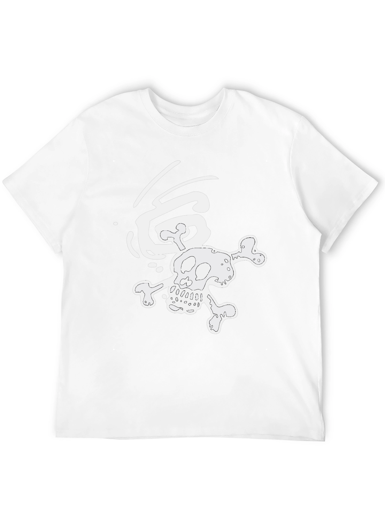 Skull & Crossbones Graphic Tee - Black