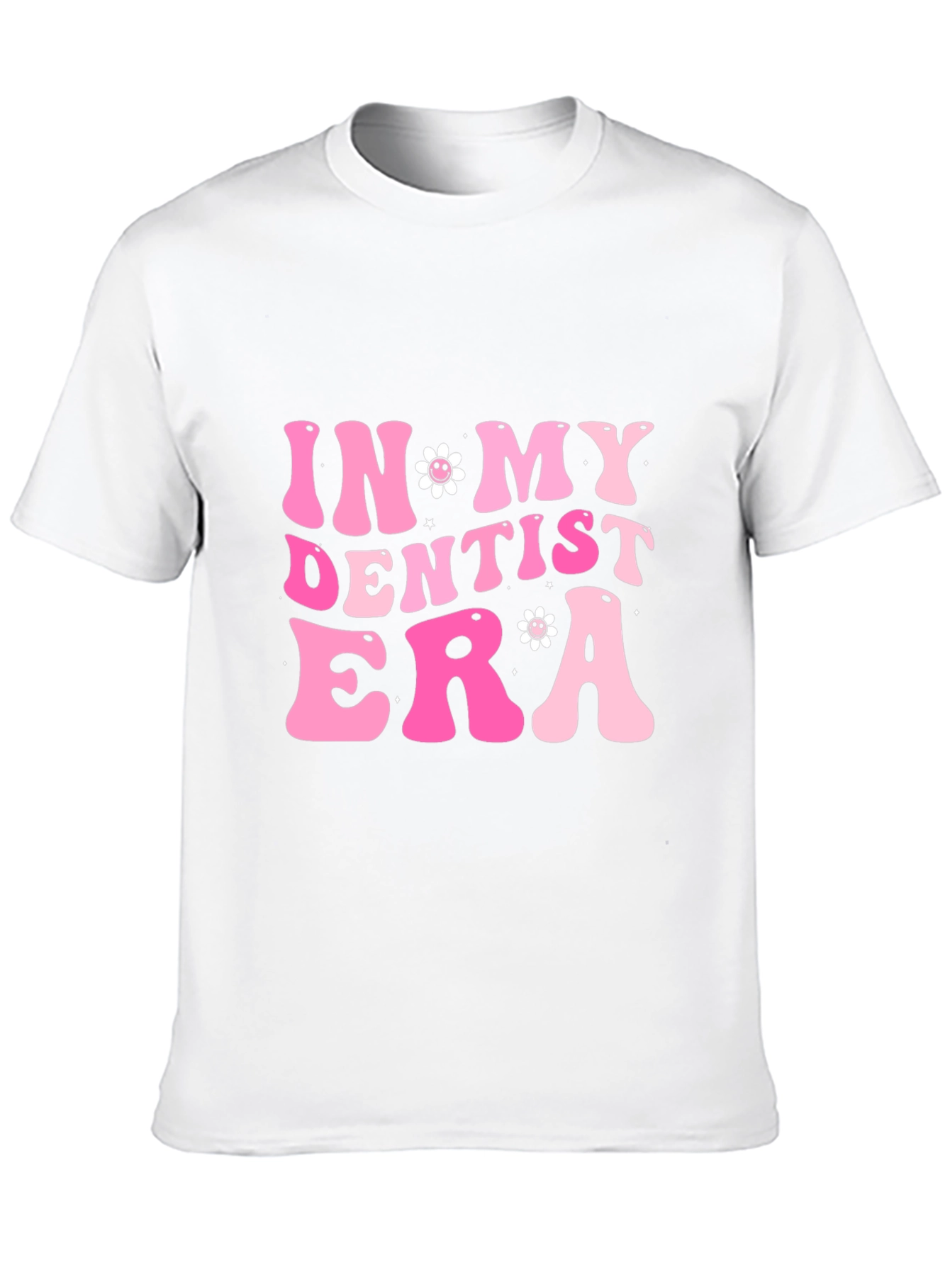 In My Dentist Era T-Shirt Trendy Pink Tee