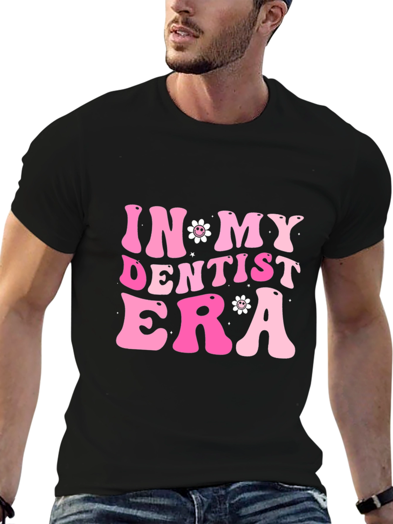 In My Dentist Era T-Shirt Trendy Pink Tee