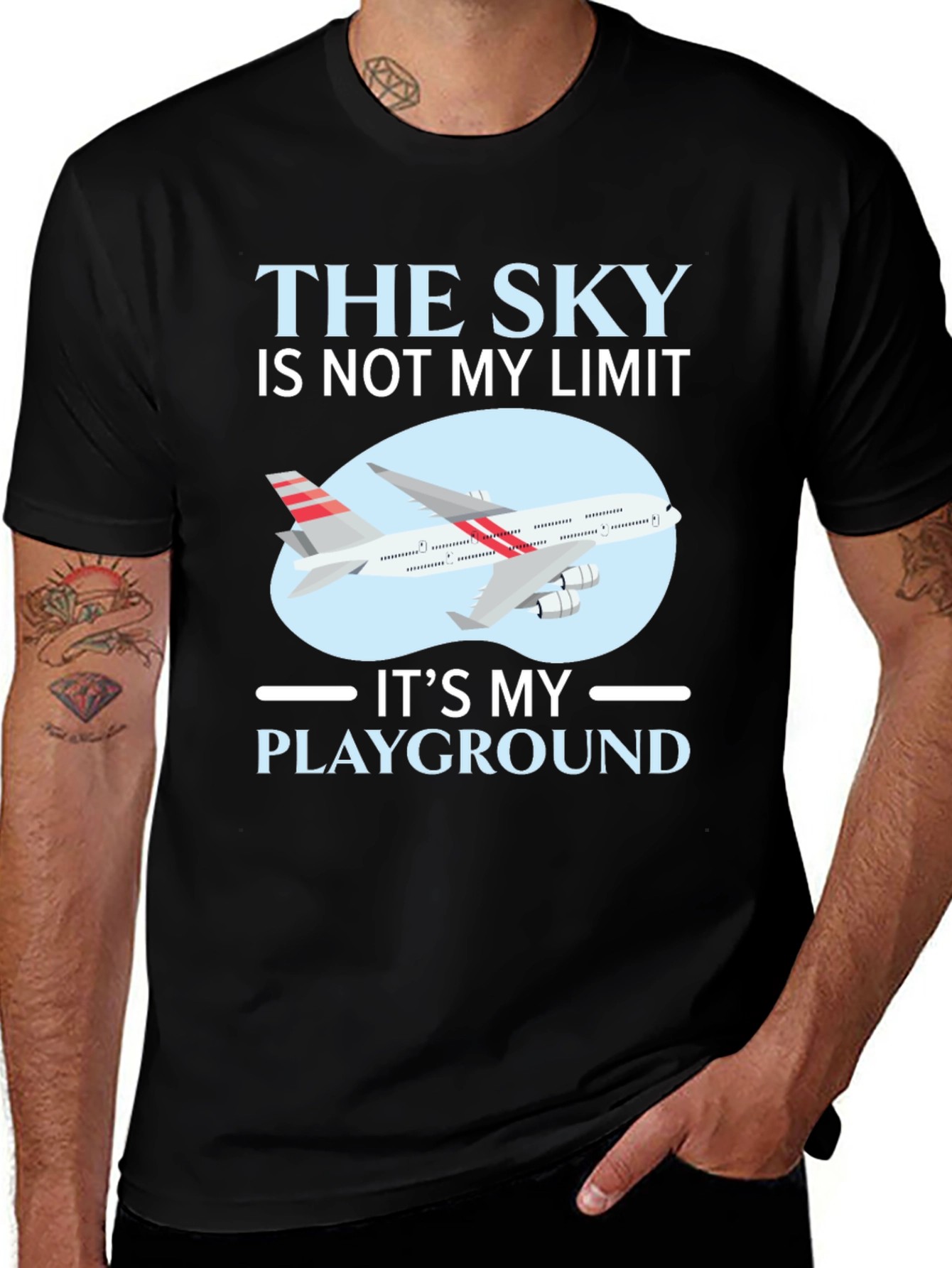 The Sky is Not My Limit Airplane T-Shirt