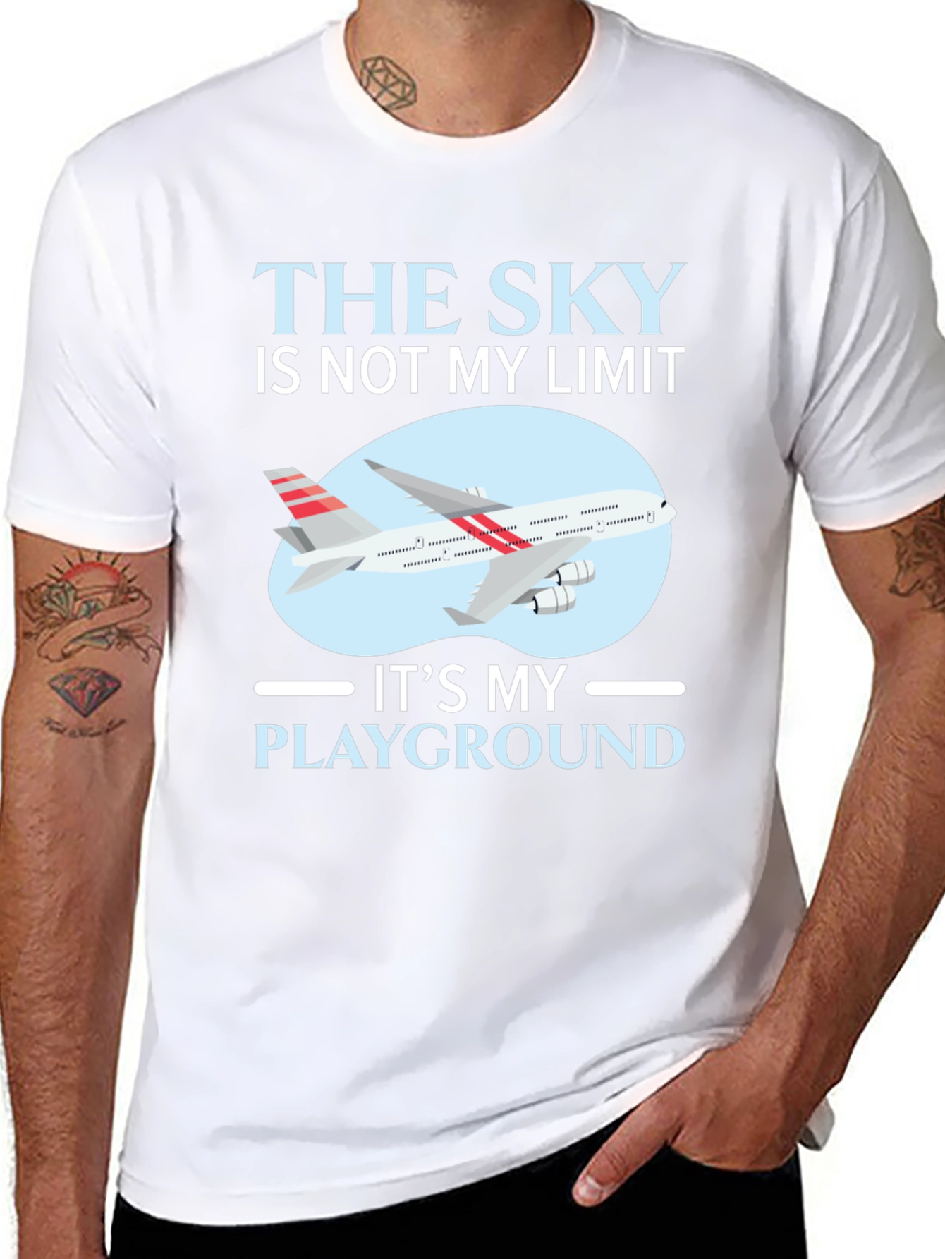 The Sky is Not My Limit Airplane T-Shirt