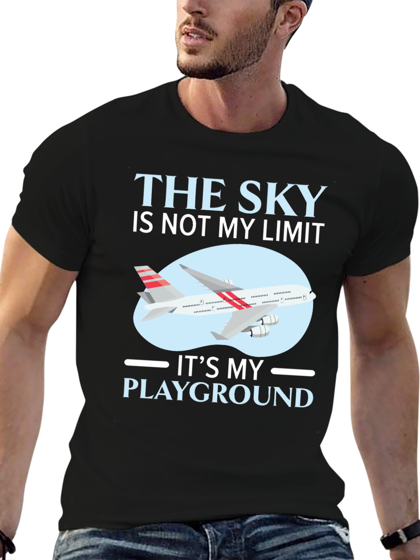 The Sky is Not My Limit Airplane T-Shirt