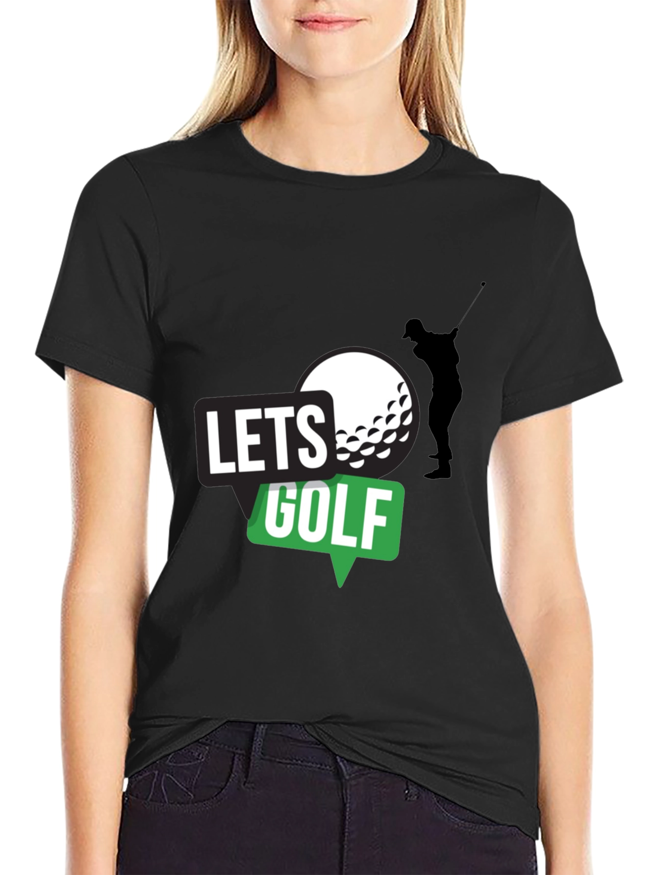 Lets Golf T-Shirt - Sporty Graphic Tee
