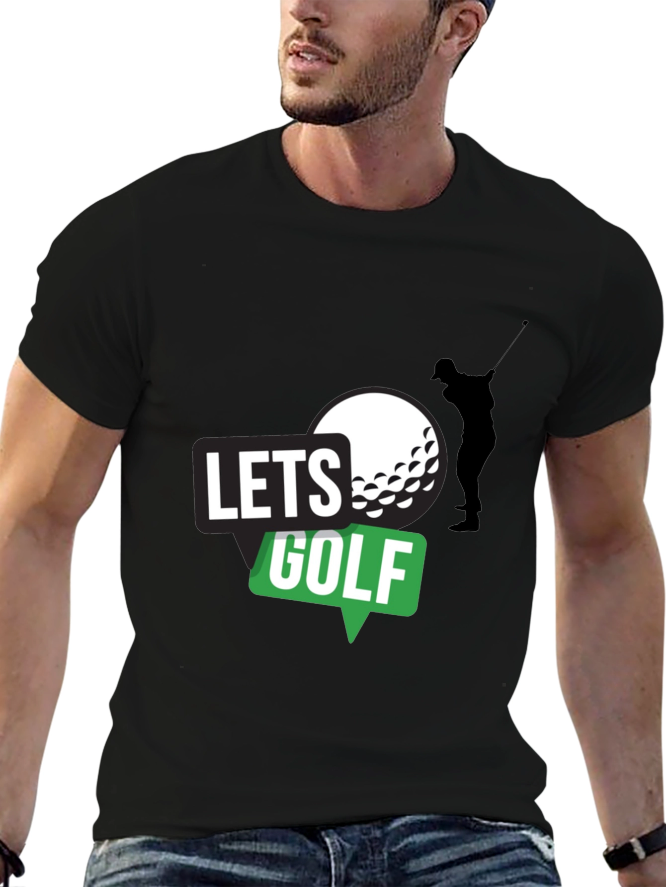 Lets Golf T-Shirt - Sporty Graphic Tee