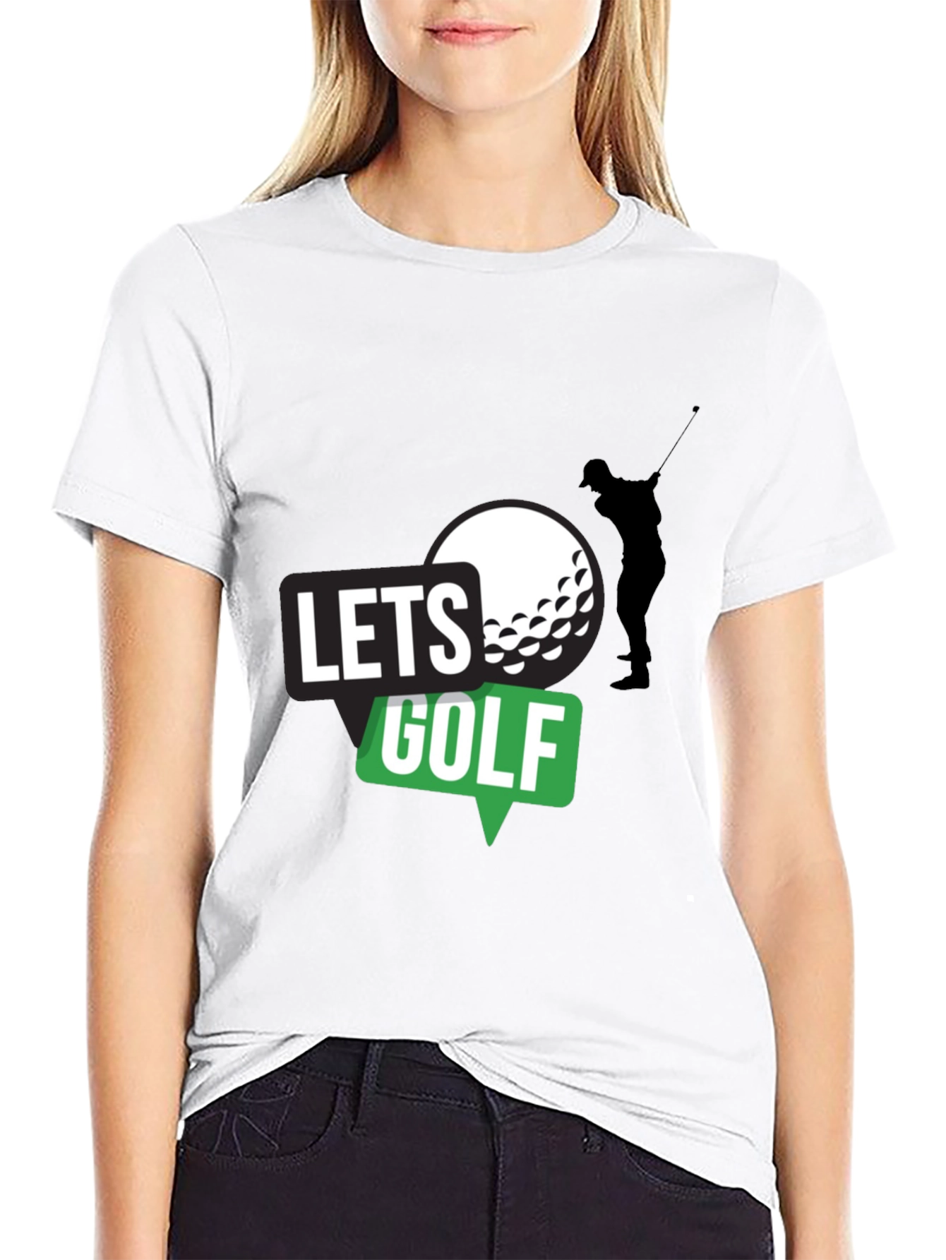 Lets Golf T-Shirt - Sporty Graphic Tee