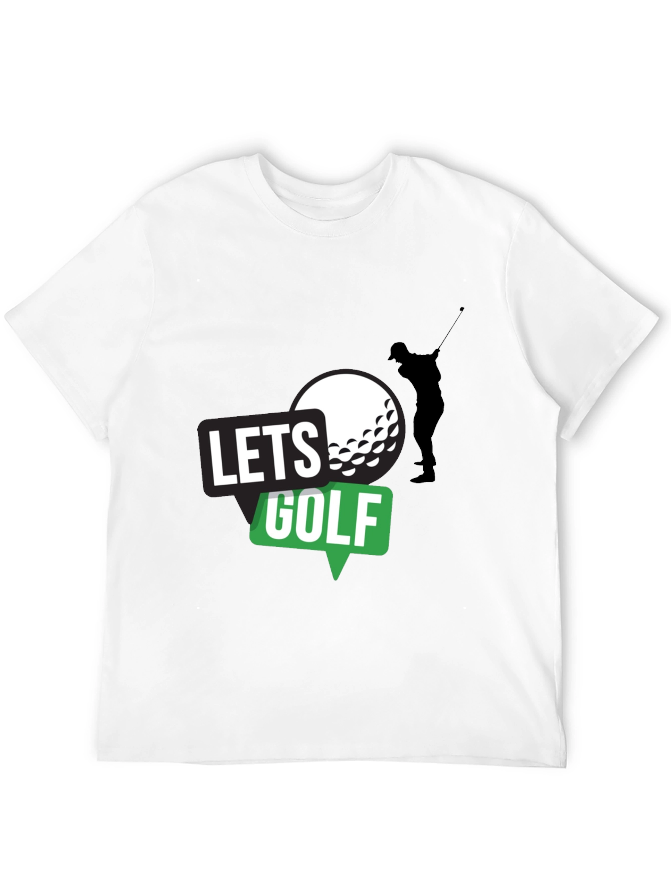 Lets Golf T-Shirt - Sporty Graphic Tee