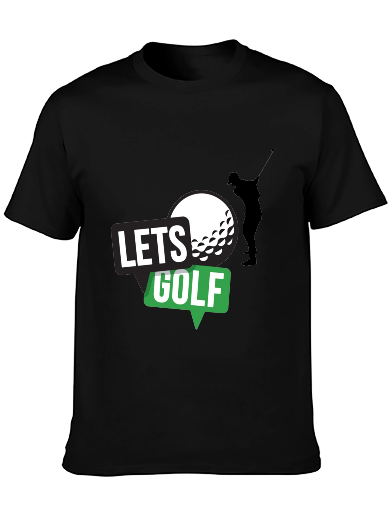 Lets Golf T-Shirt - Sporty Graphic Tee