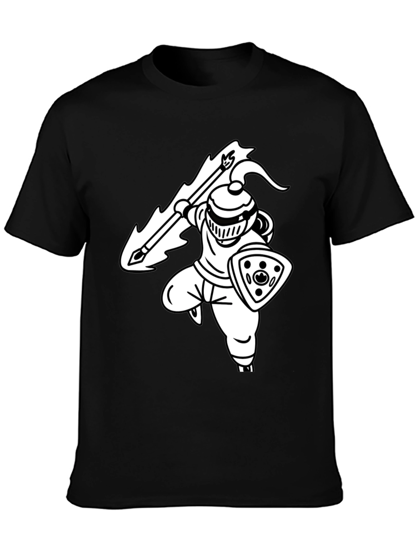 Knight Graphic Tee - Black