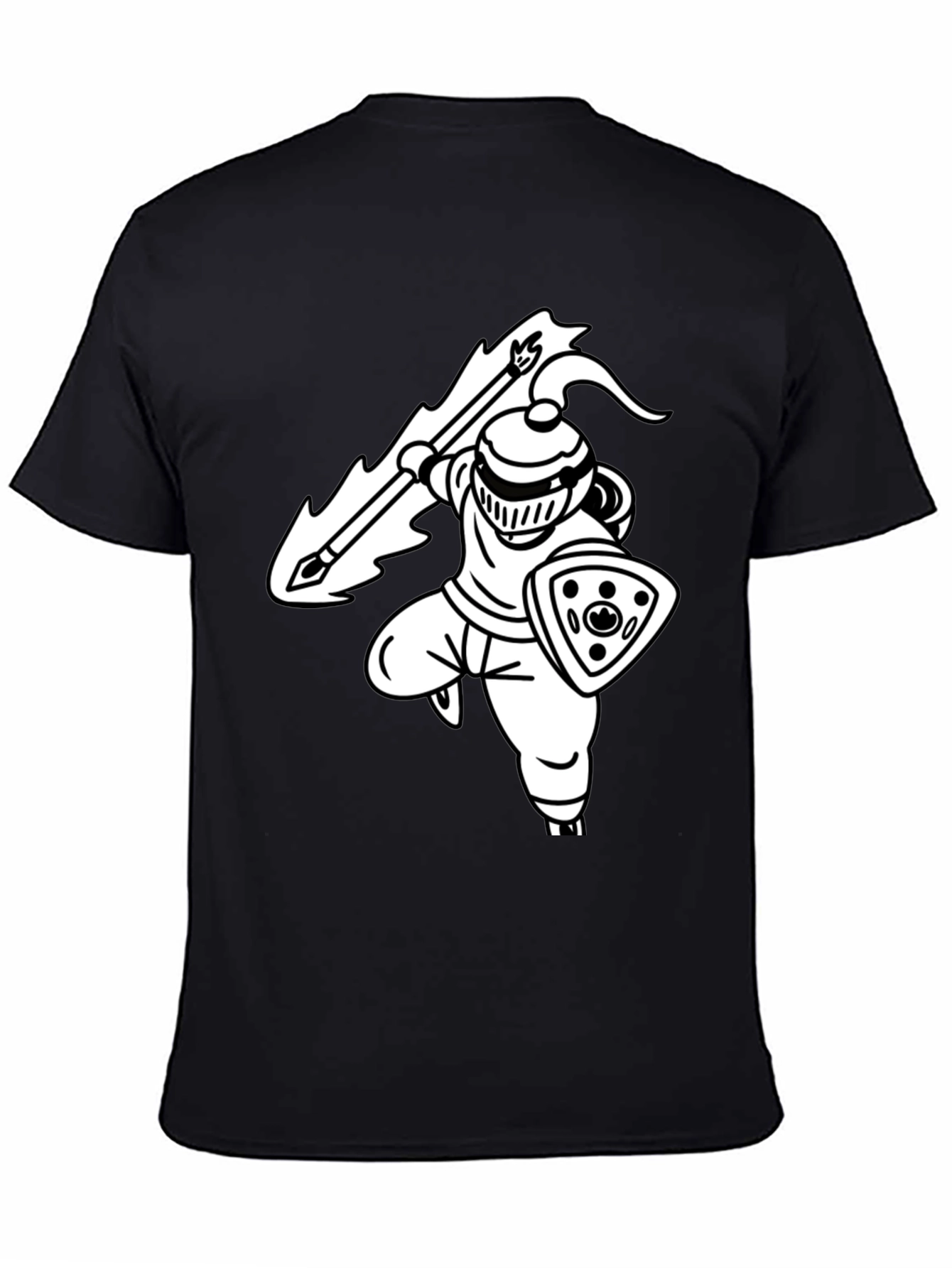 Knight Graphic Tee - Black