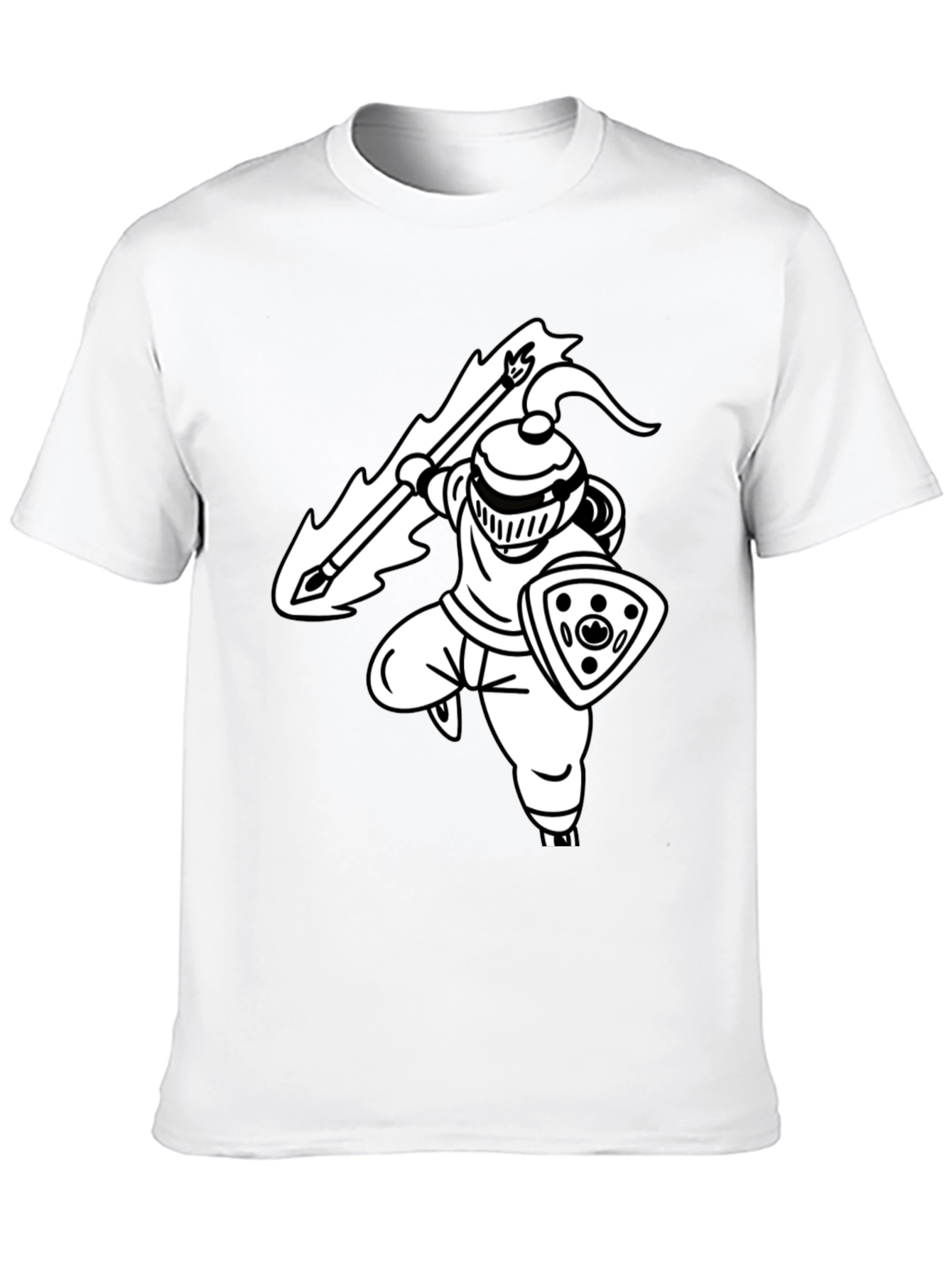 Knight Graphic Tee - Black