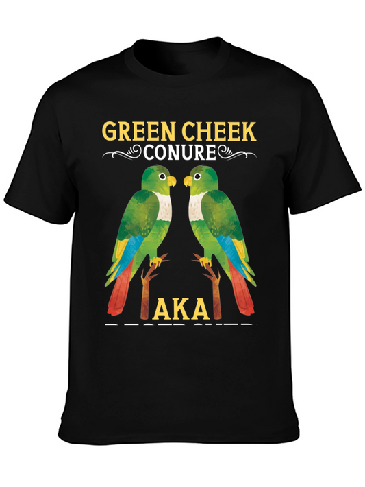 Green Cheek Conure Parrot T-Shirt