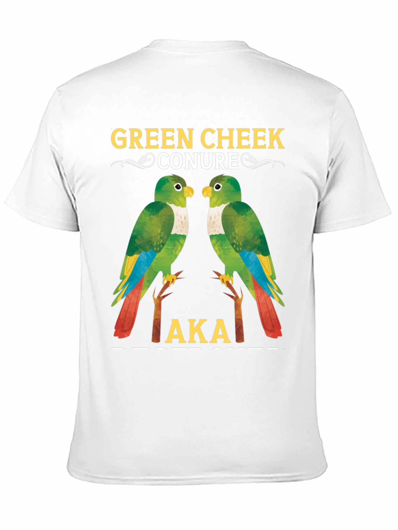 Green Cheek Conure Parrot T-Shirt