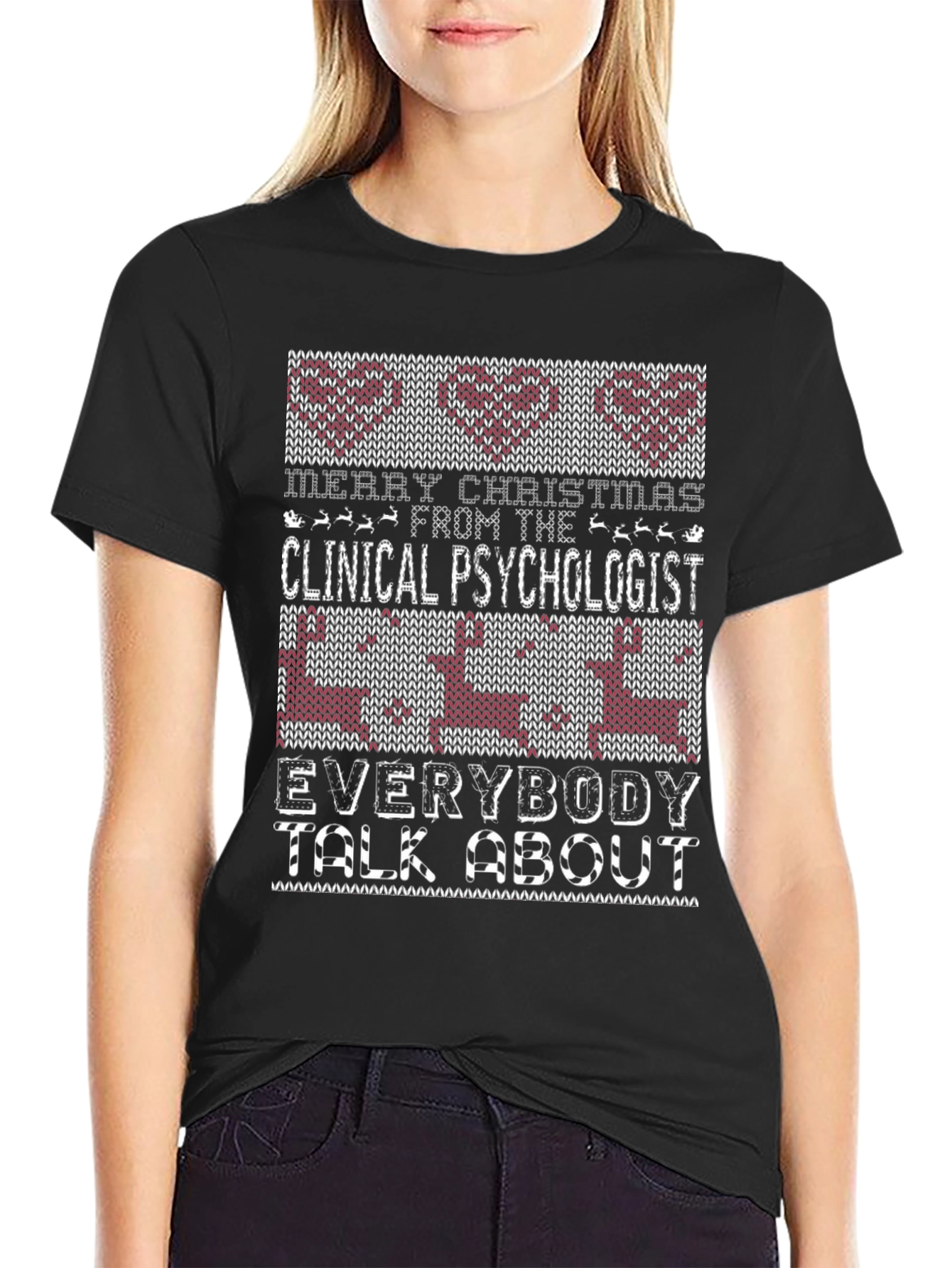 Clinical Psychologist Christmas T-Shirt