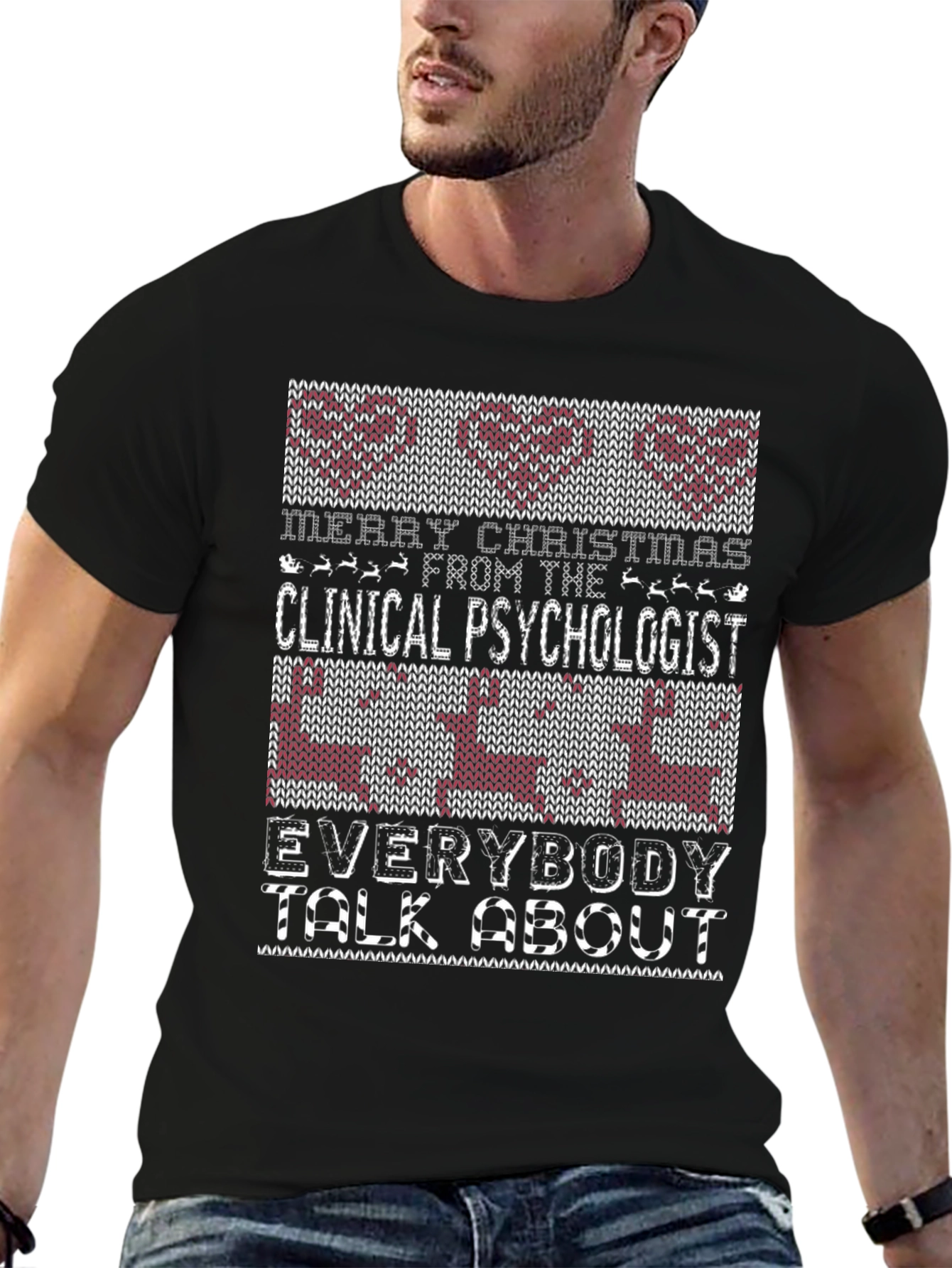 Clinical Psychologist Christmas T-Shirt