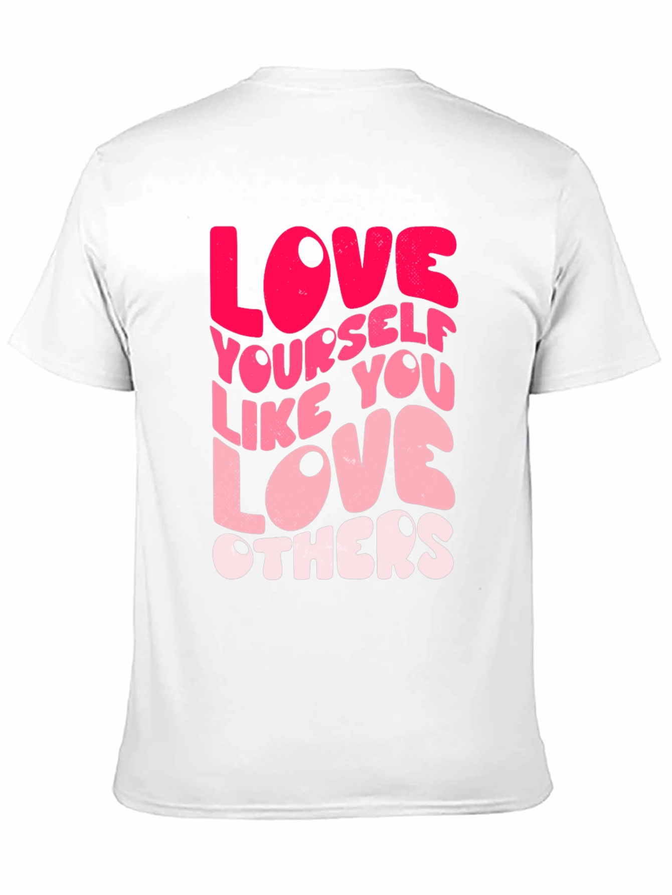 Love Yourself Graphic Tee - Black Casual T-Shirt