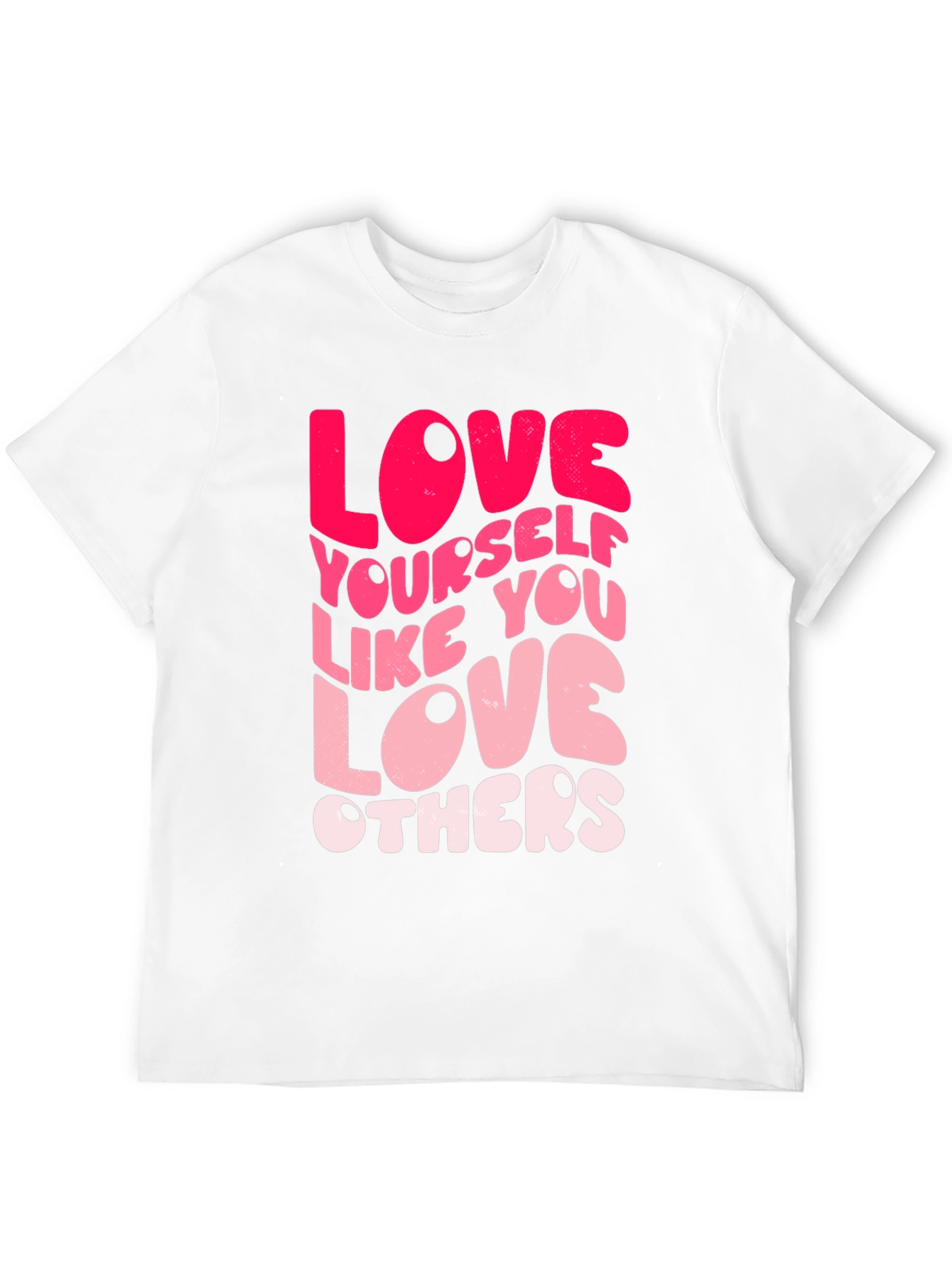 Love Yourself Graphic Tee - Black Casual T-Shirt