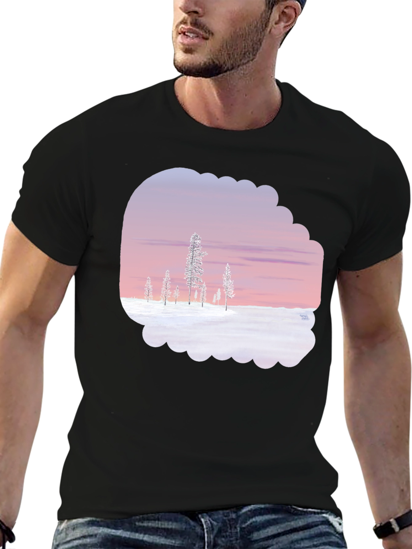 Winter Landscape Graphic Tee