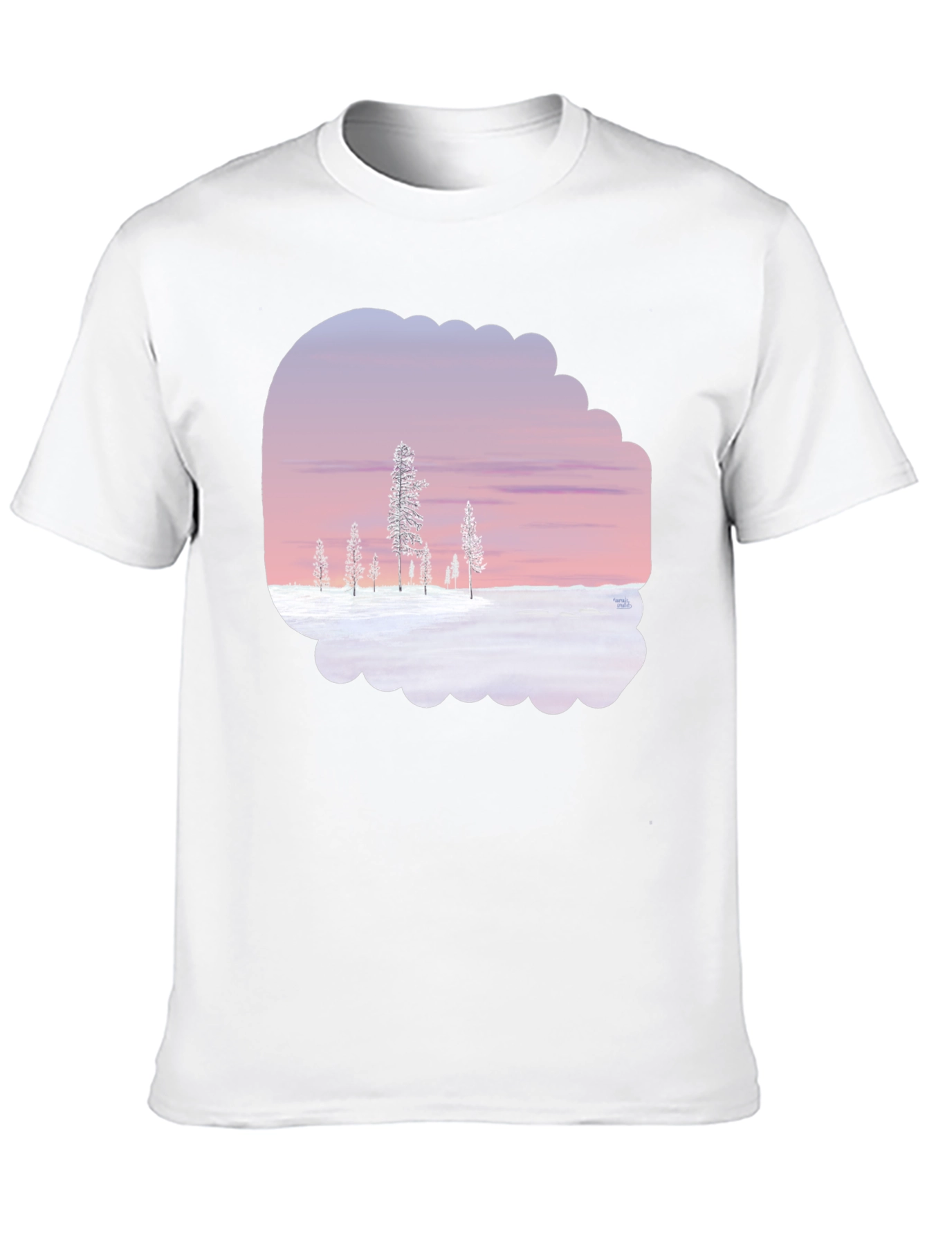 Winter Landscape Graphic Tee