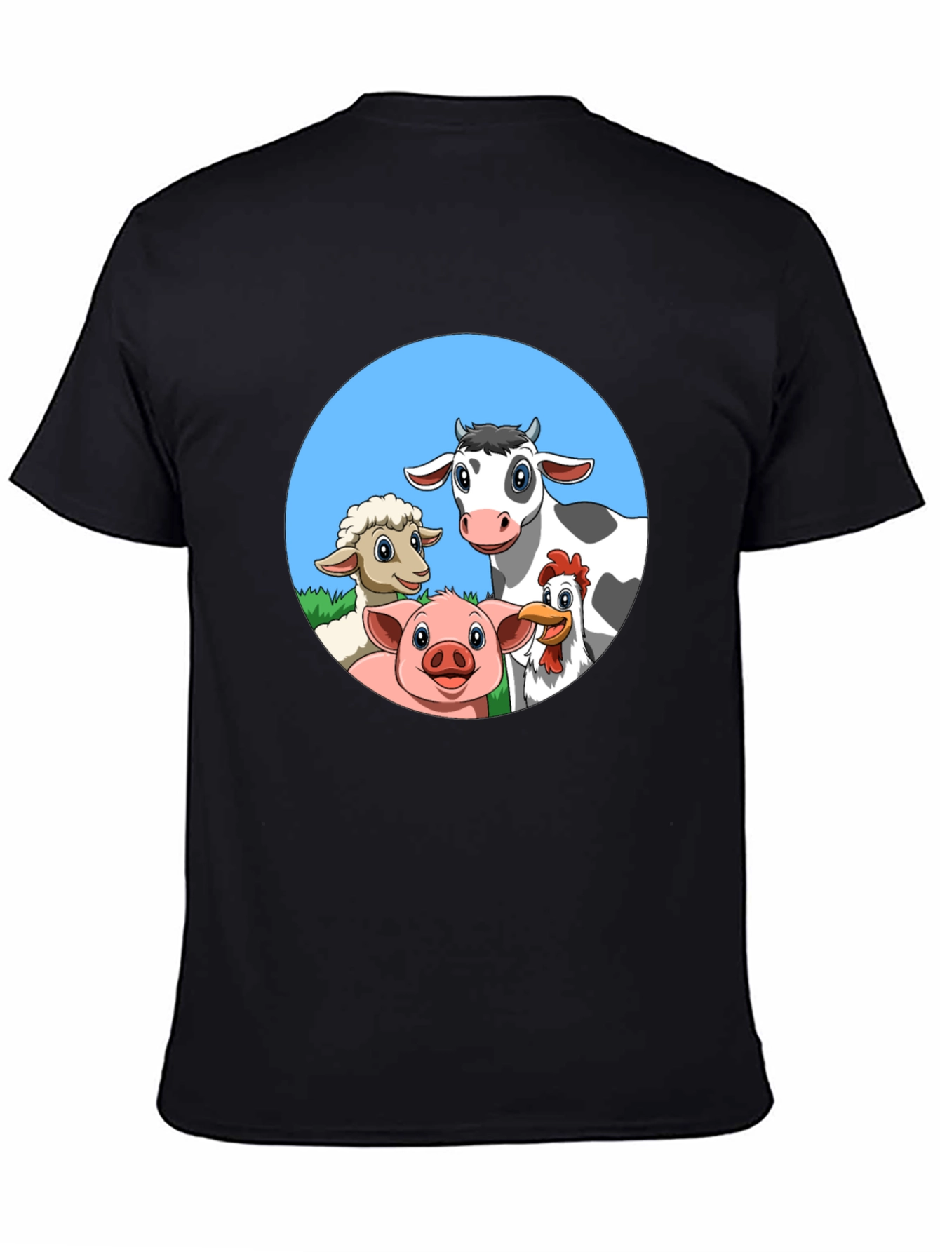 Farm Animal Cartoon T-Shirt