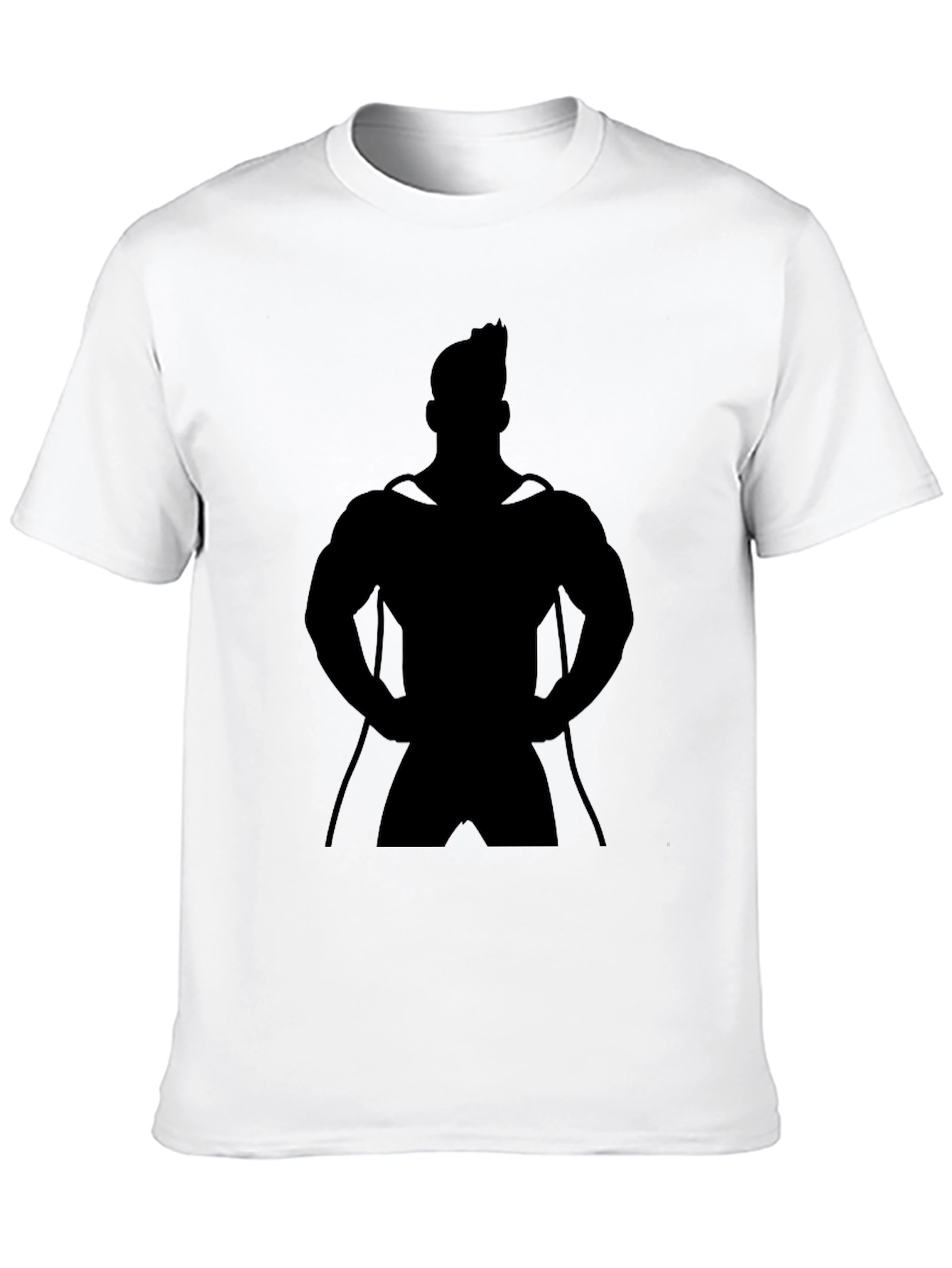 Superhero Silhouette T-Shirt - Heroic Design