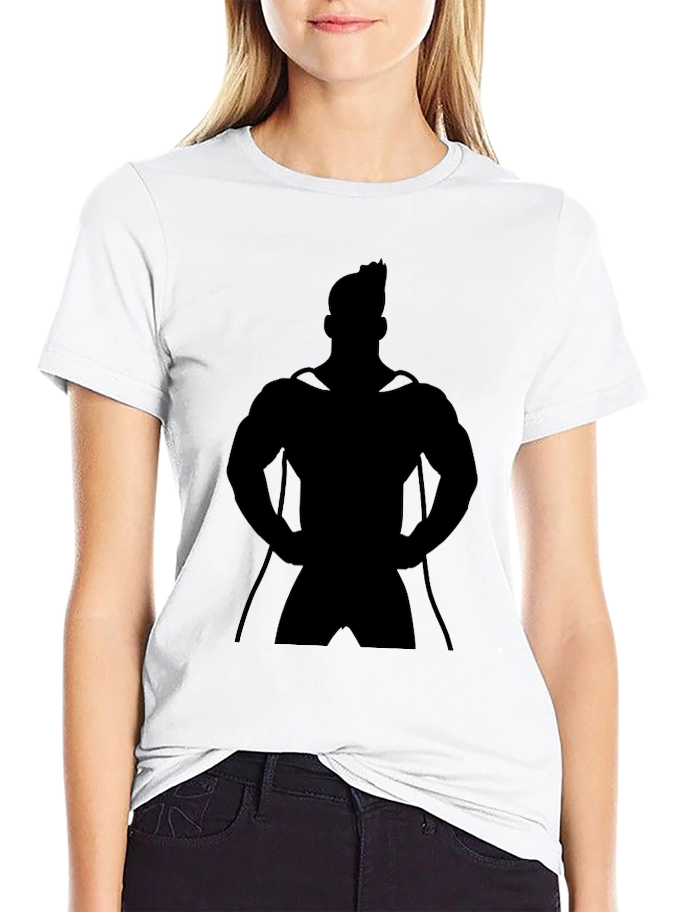 Superhero Silhouette T-Shirt - Heroic Design
