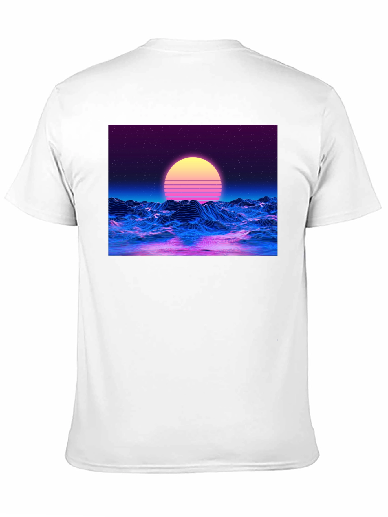 Retro Wave T-Shirt - Synthwave Sunset