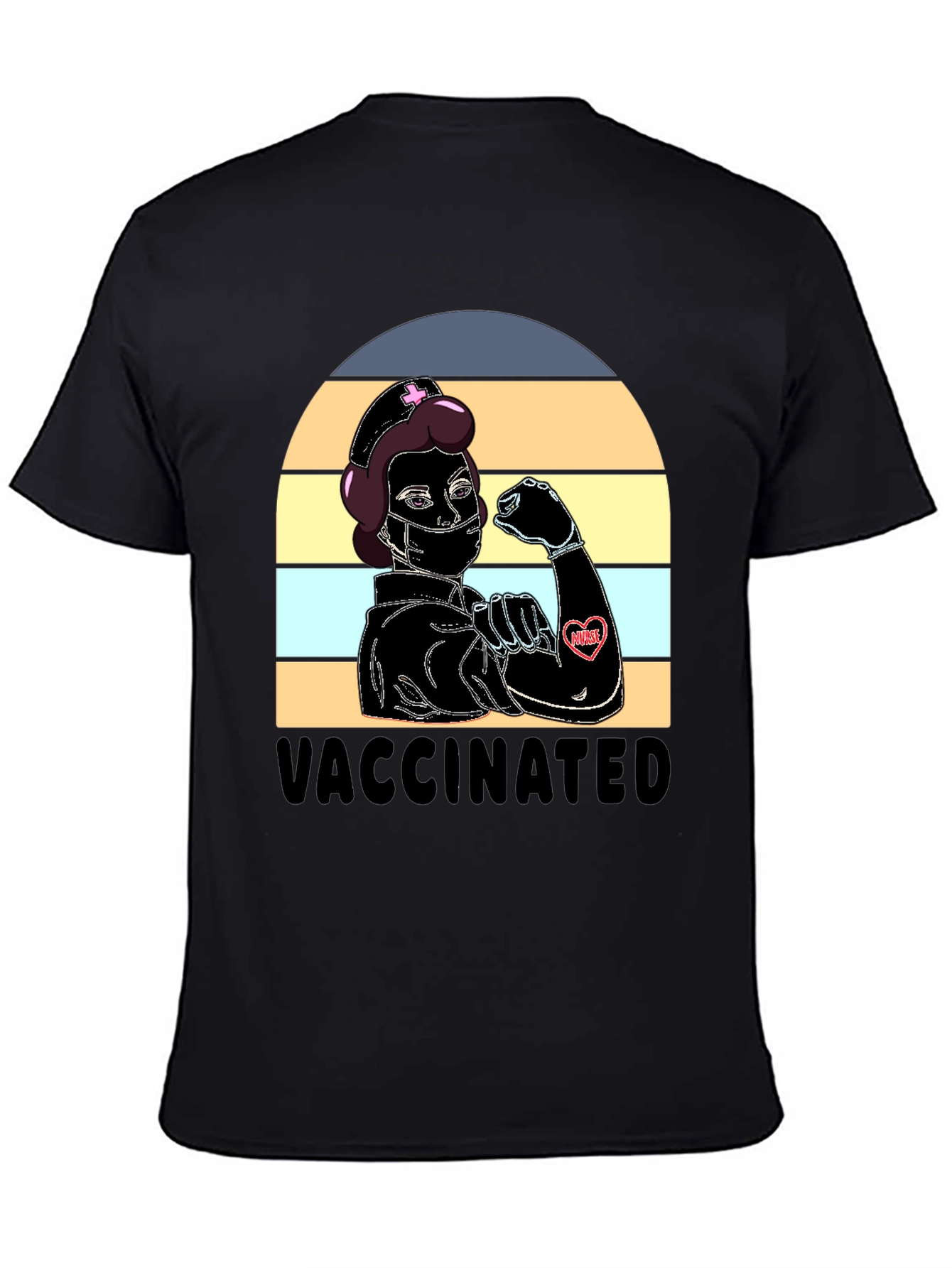 Vaccinated Nurse T-Shirt - Strong & Proud