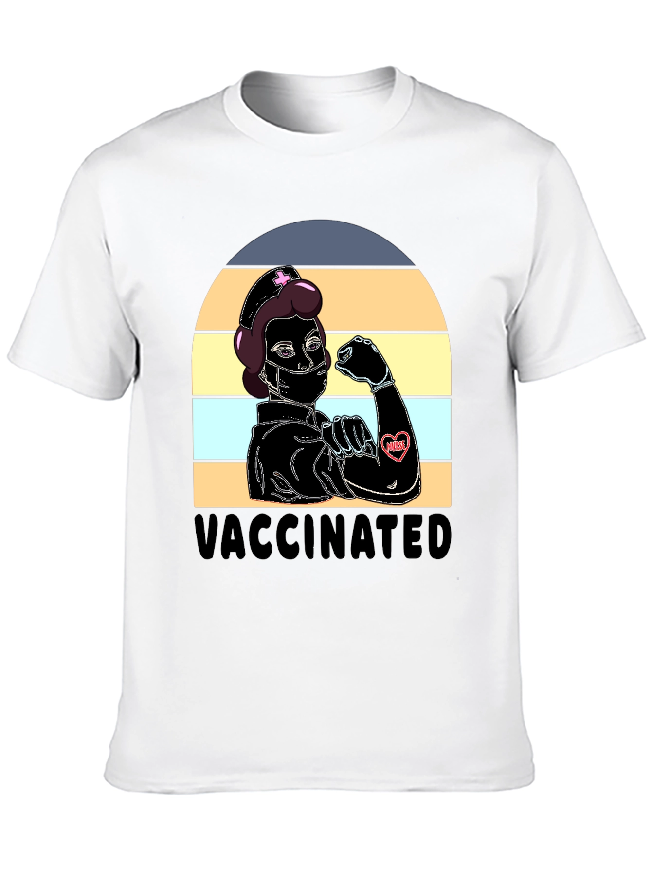 Vaccinated Nurse T-Shirt - Strong & Proud