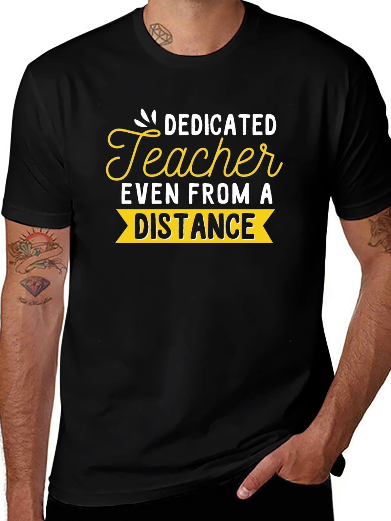 Dedicated Teacher Distance Learning T-Shirt