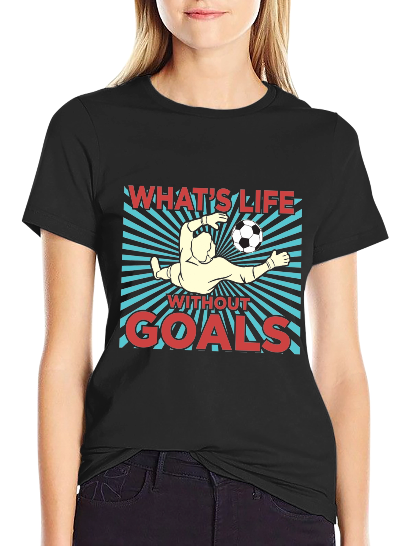 Whats Life Without Goals Graphic T-Shirt