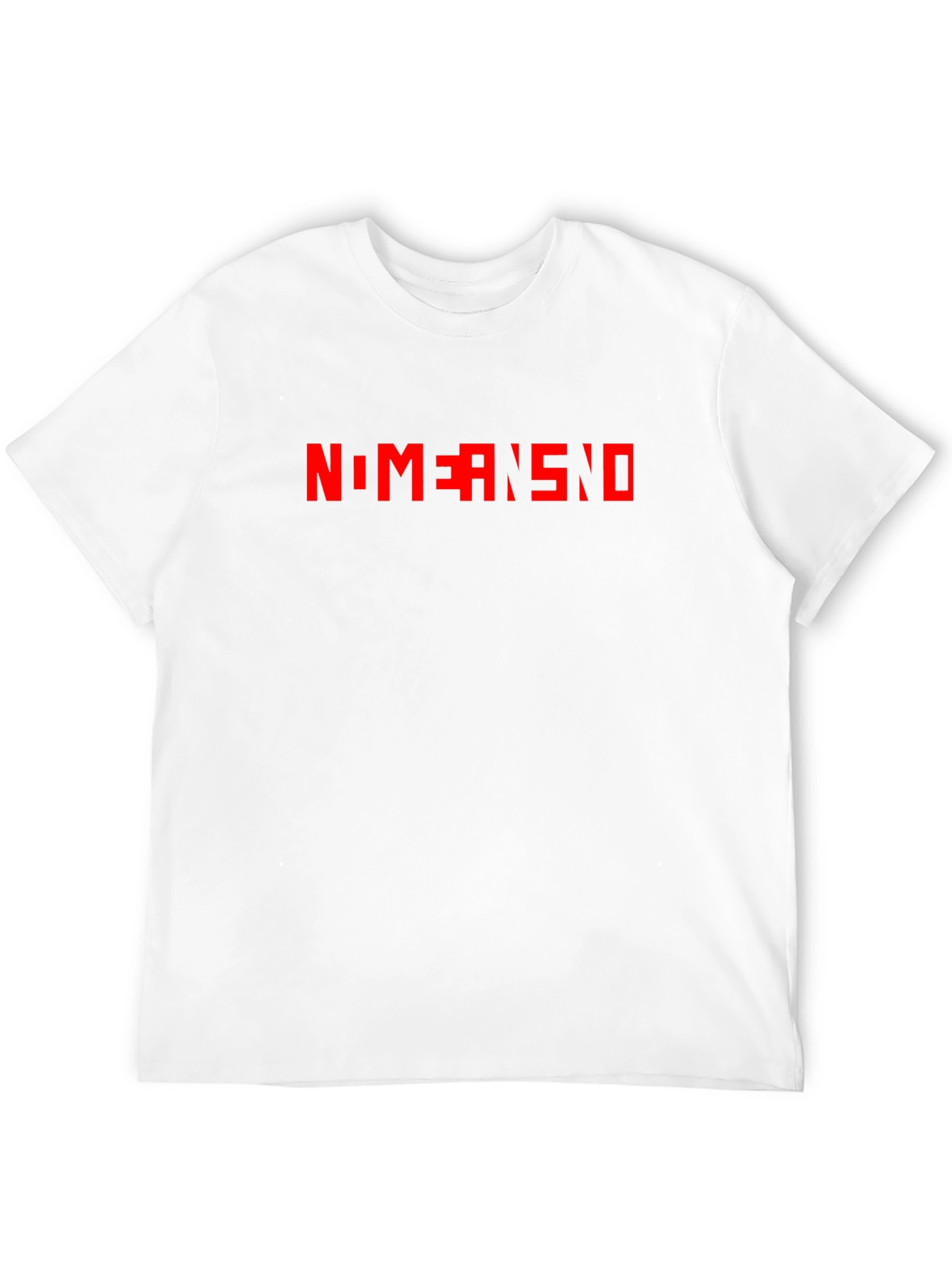 N•MEANS•NO Graphic Tee - Bold Statement Shirt