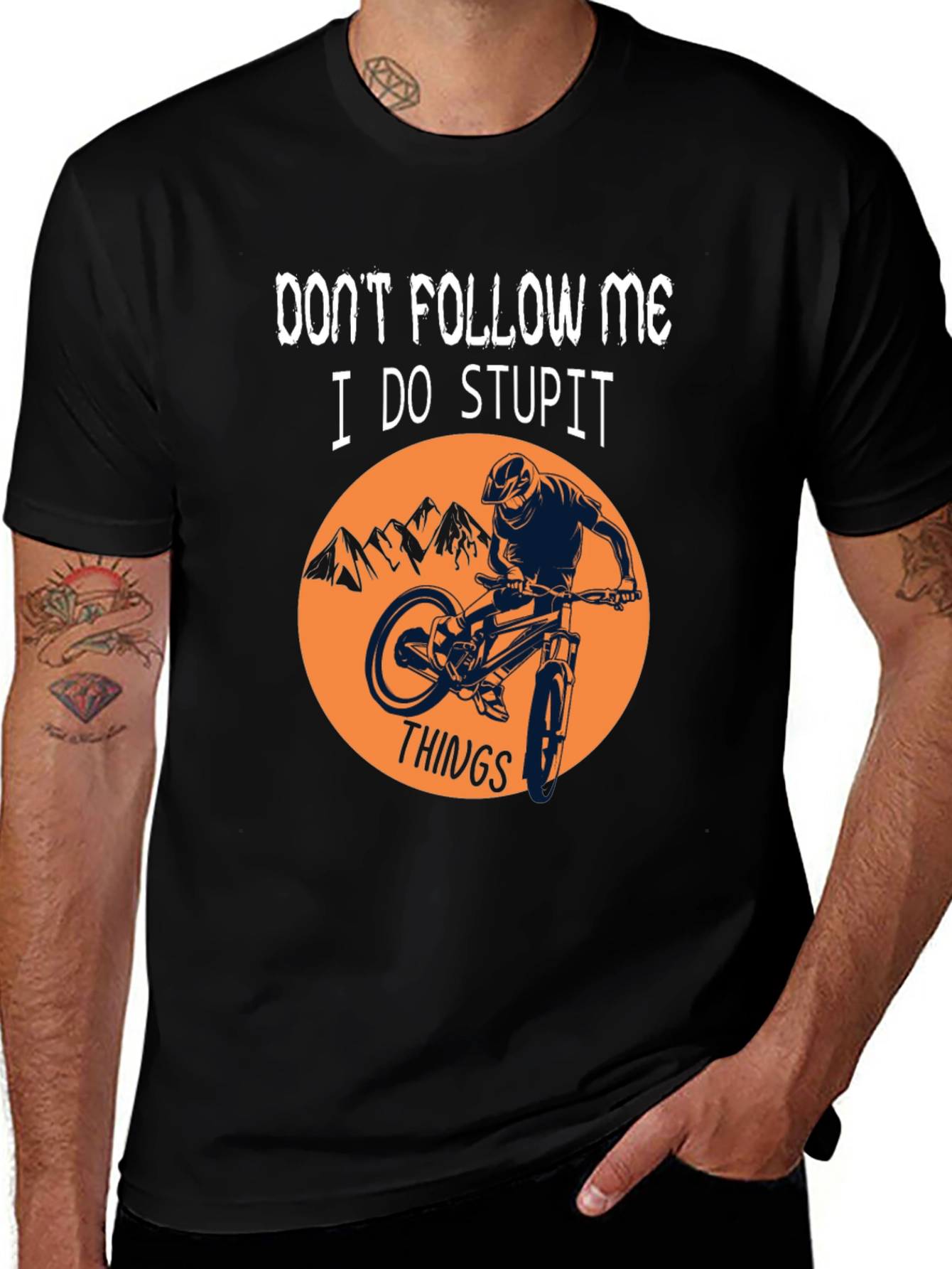 Dont Follow Me Graphic T-Shirt - Mountain Biking