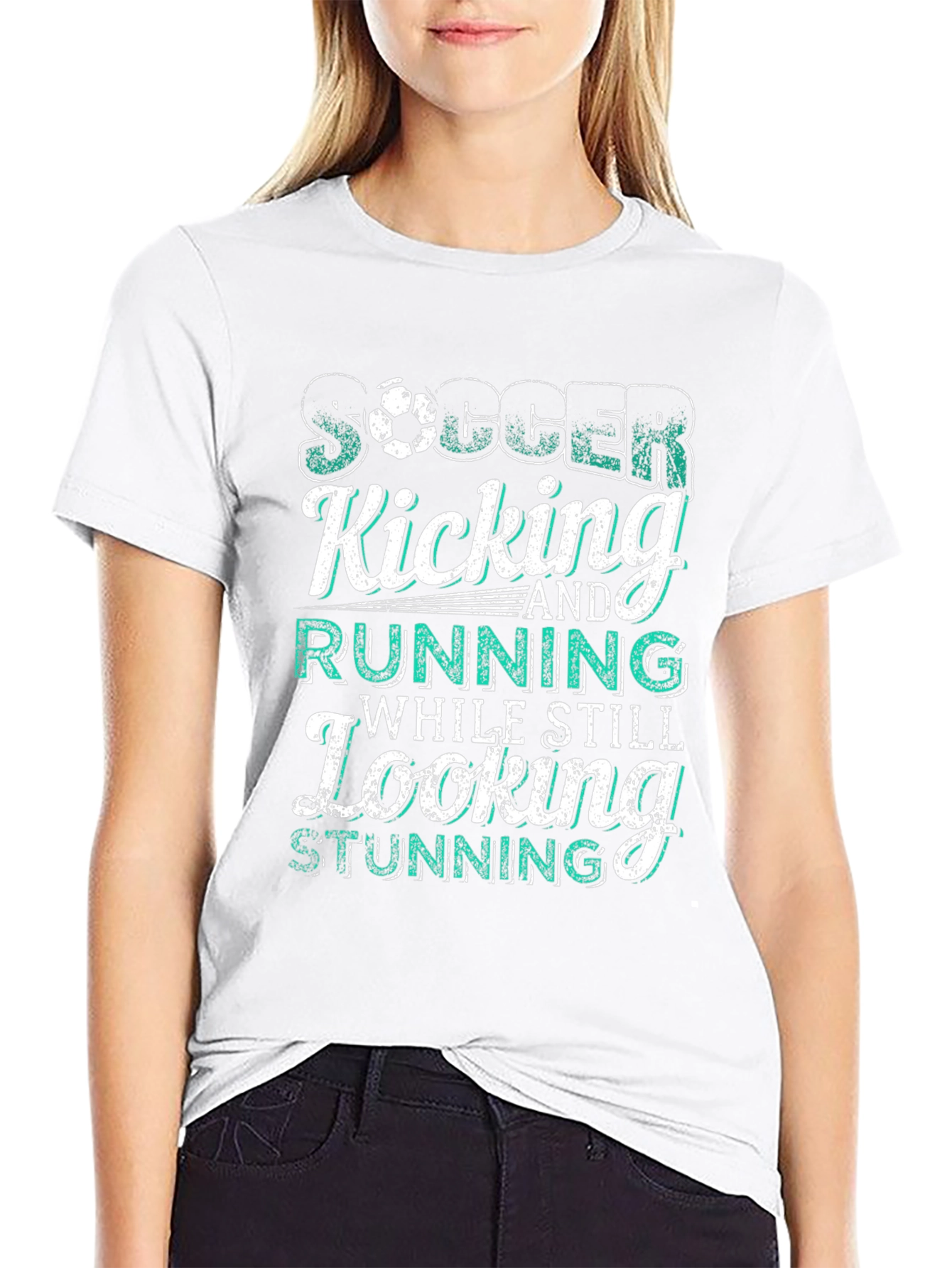 Soccer Kicking Running Still Looking Stunning T-Shirt
